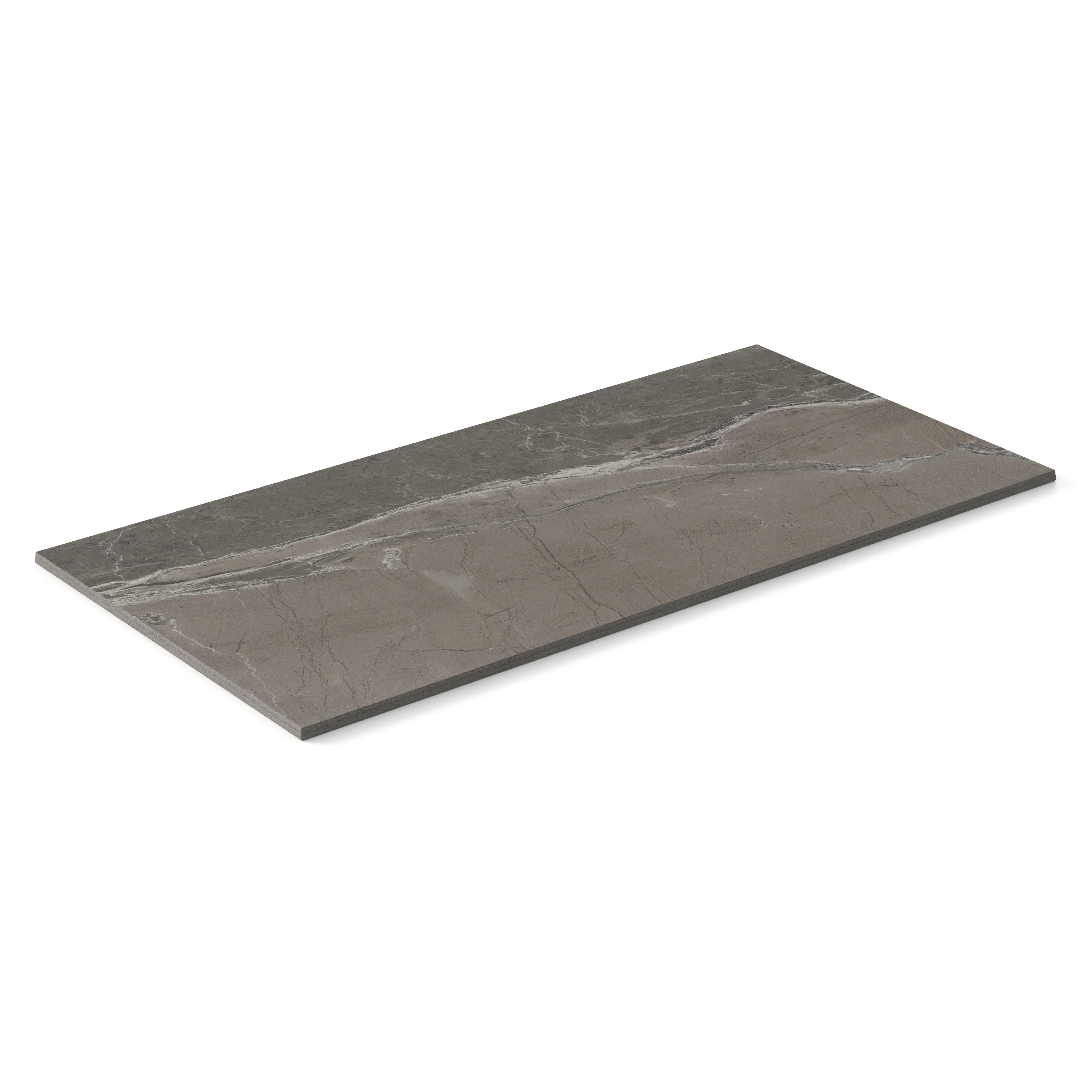 Declan 12x24 Matte Porcelain Tile in Brown - Image 3