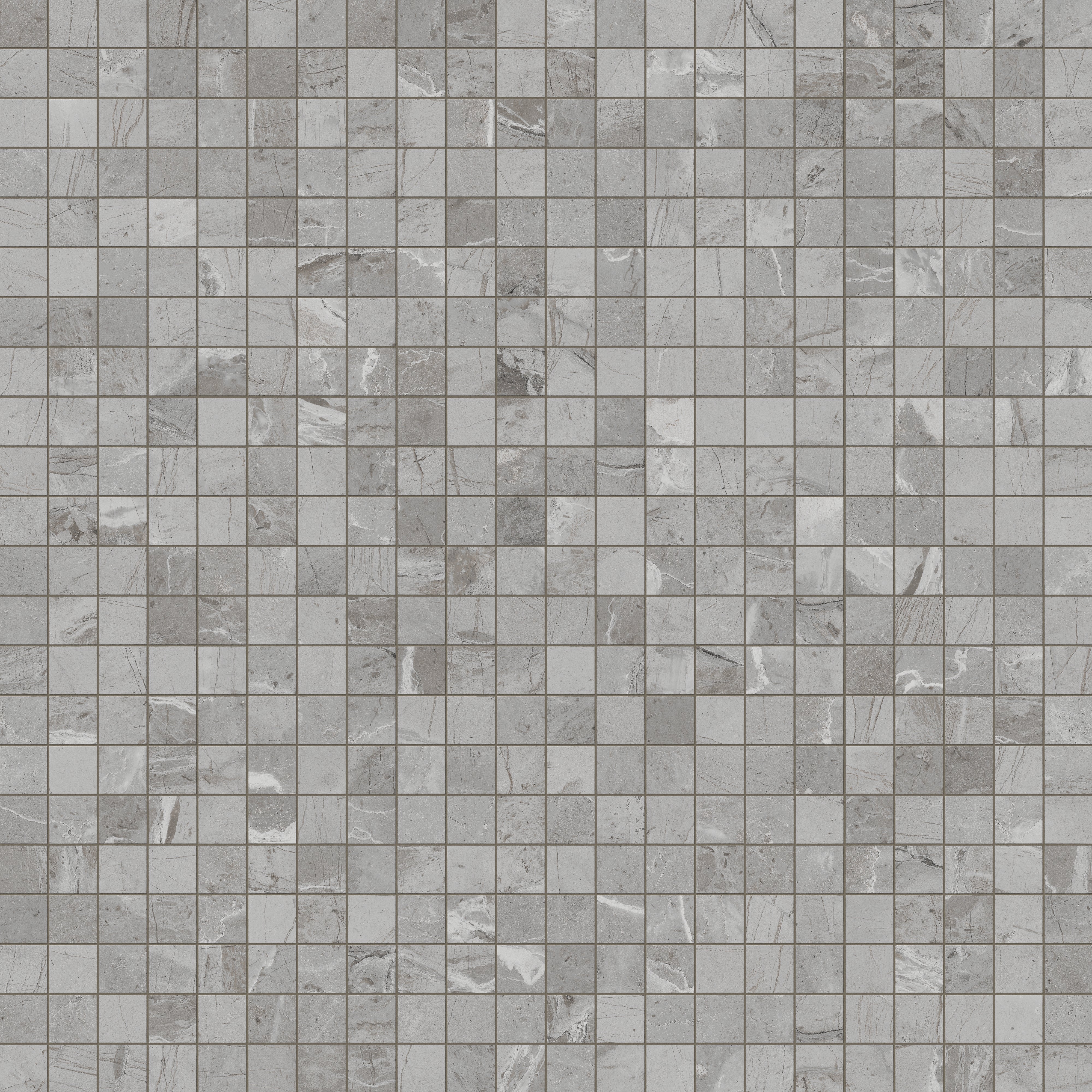 Declan 2x2 Matte Porcelain Mosaic Tile in Grey - Image 4