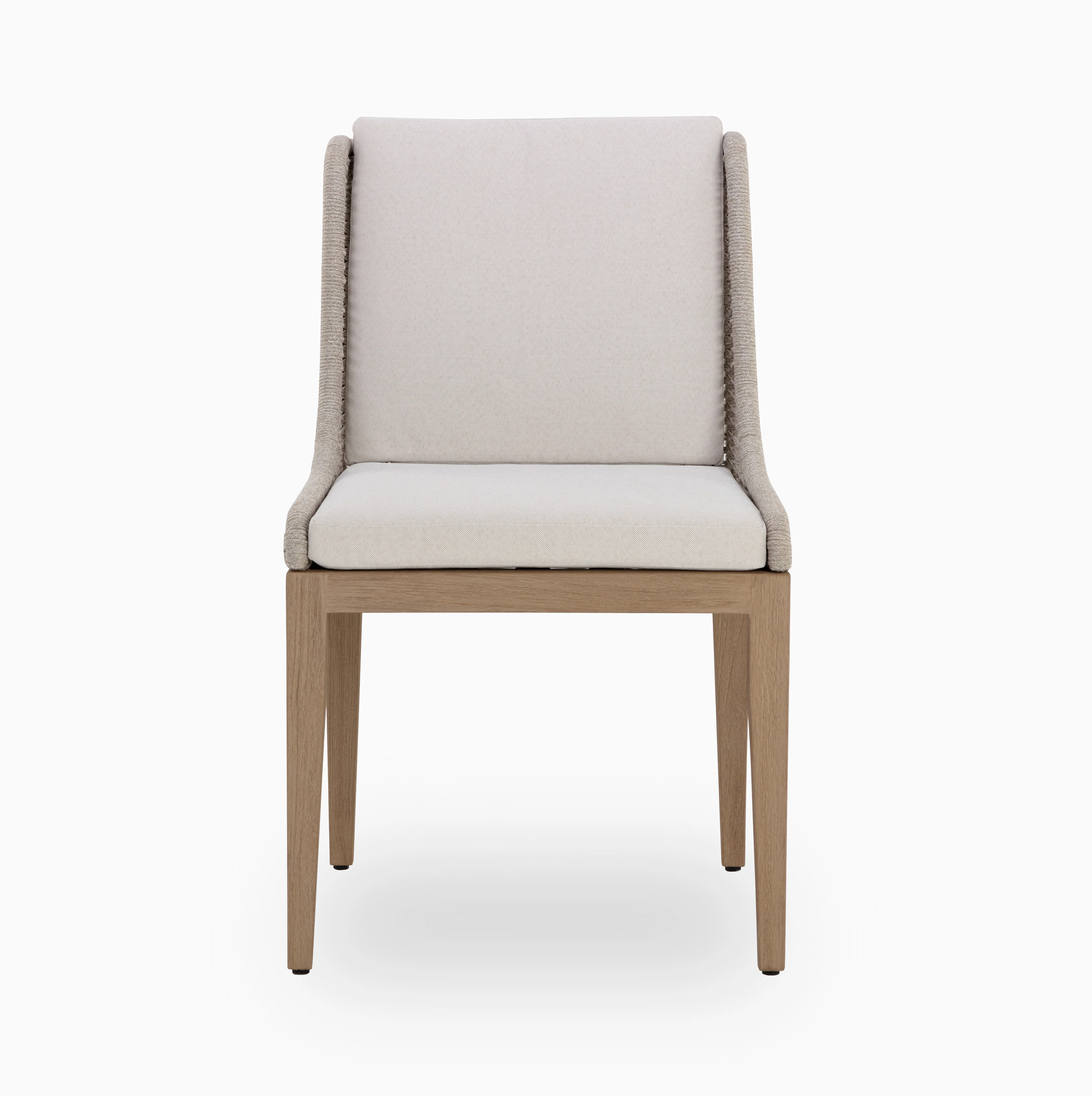 Delia Outdoor Dining Chair in Cream - Image 2
