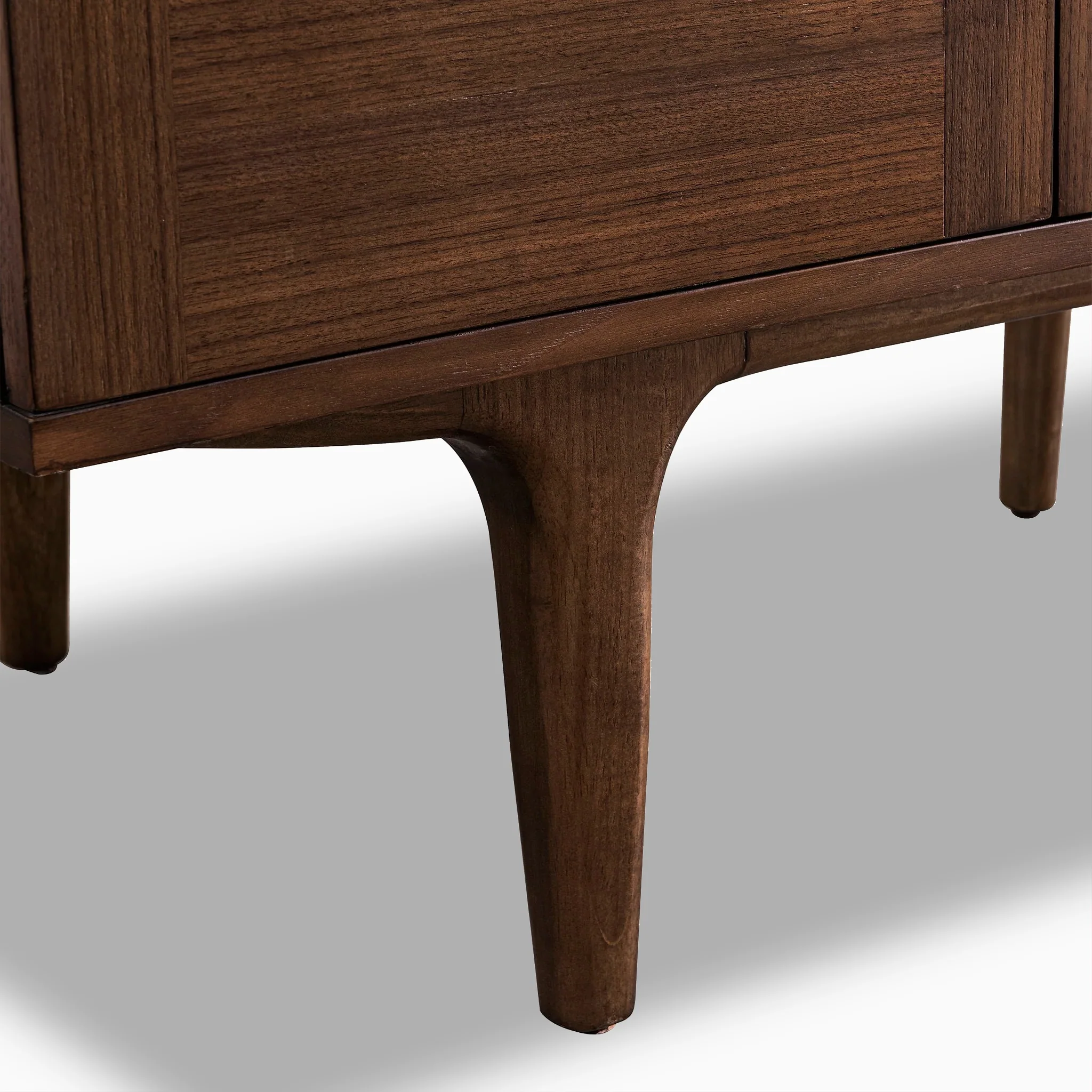 Demi 60" Double Vanity in Mid-Century Walnut with 3 cm White Zeus Quartz Top - Image 6