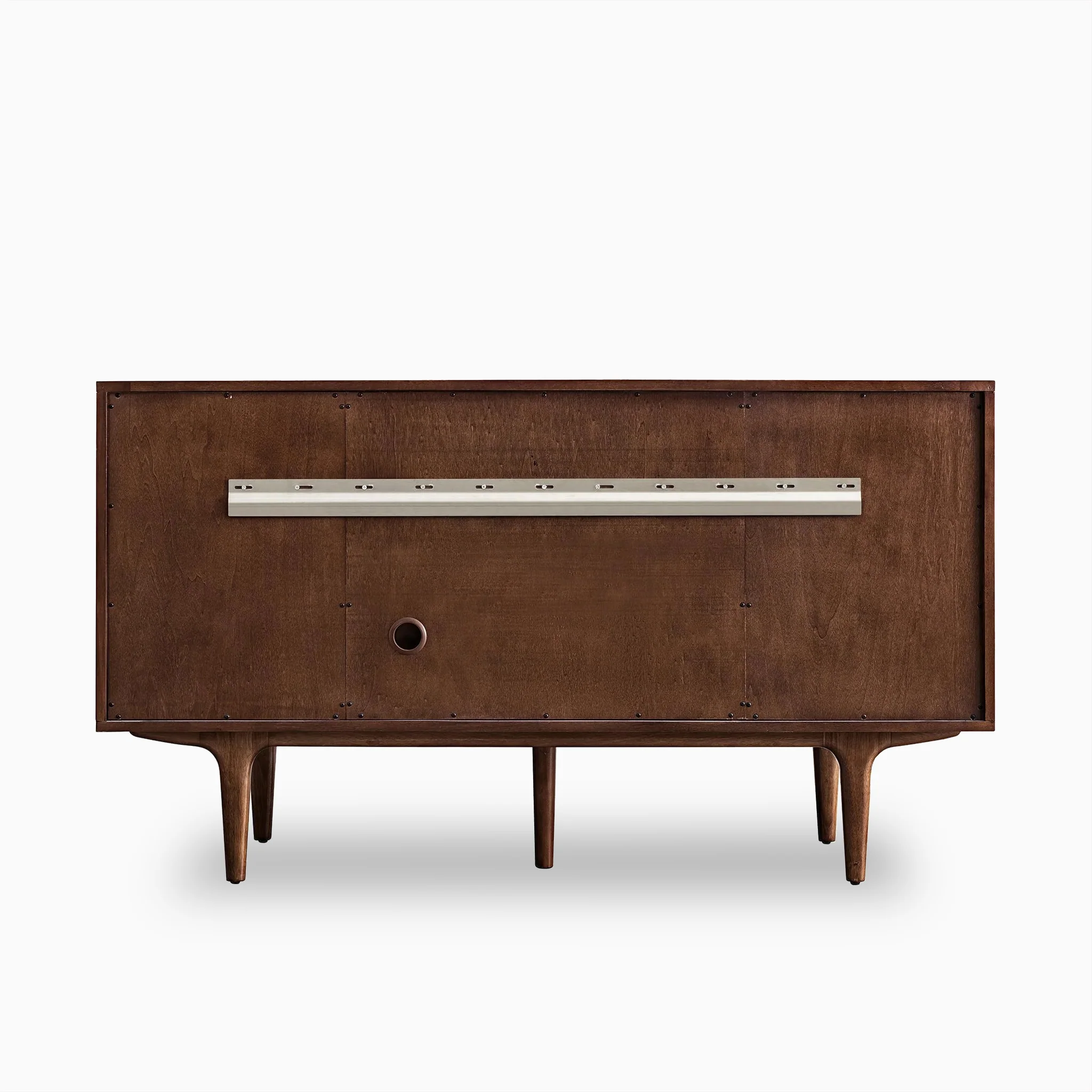 Demi 60" Single Vanity in Mid-Century Walnut with 3 cm White Zeus Quartz Top - Image 8