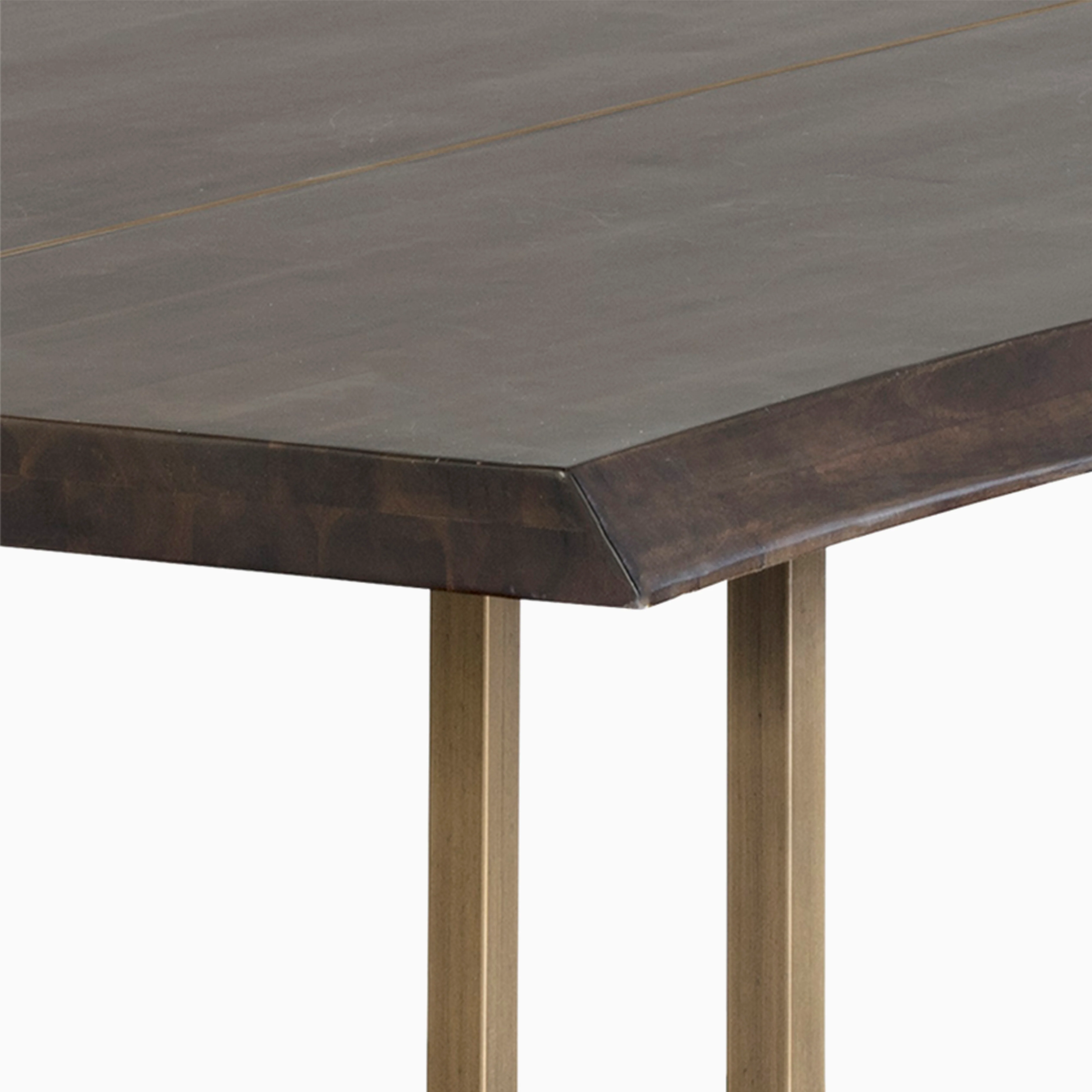 Dominic 95" Dining Table in Dark Mango - Image 3