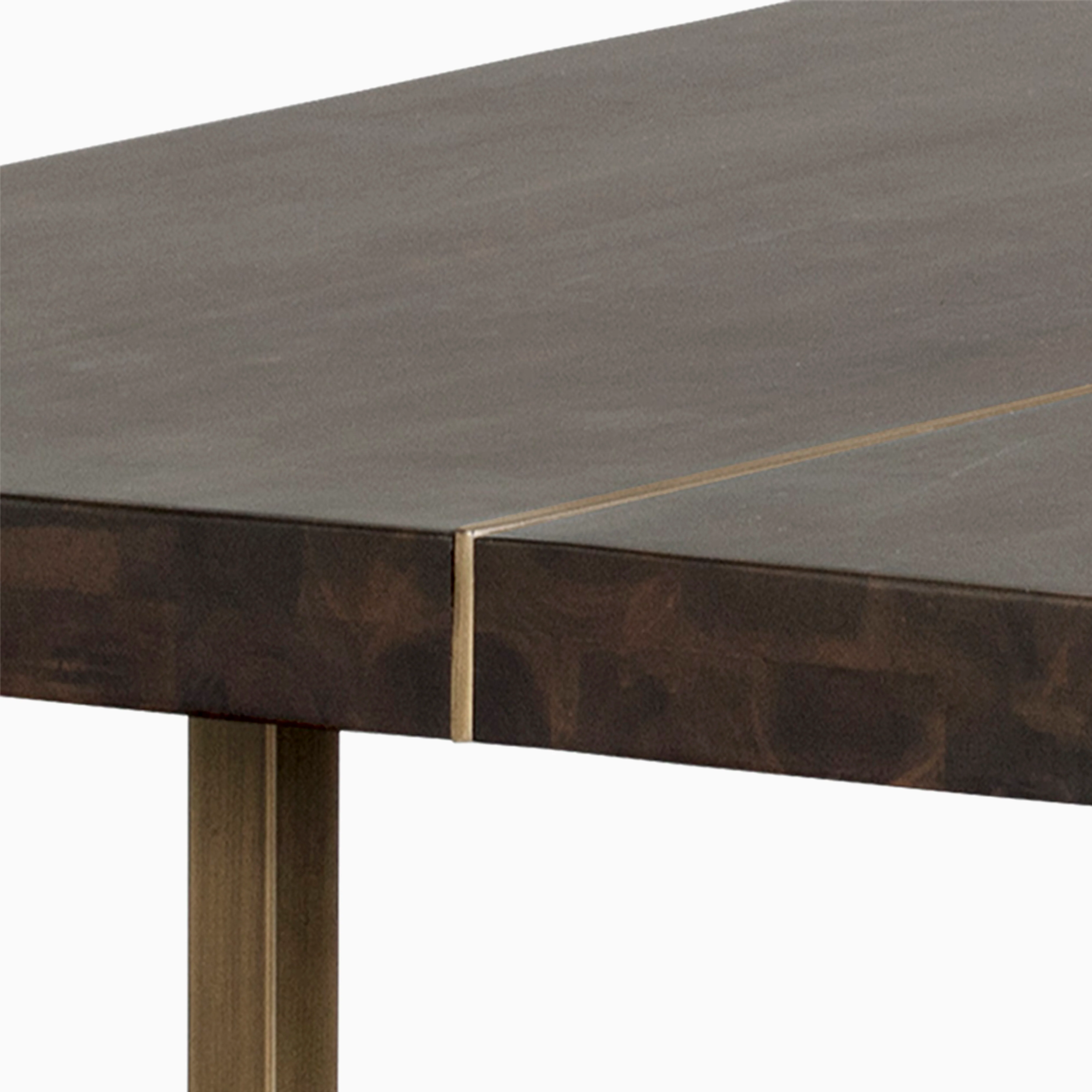 Dominic 95" Dining Table in Dark Mango - Image 4