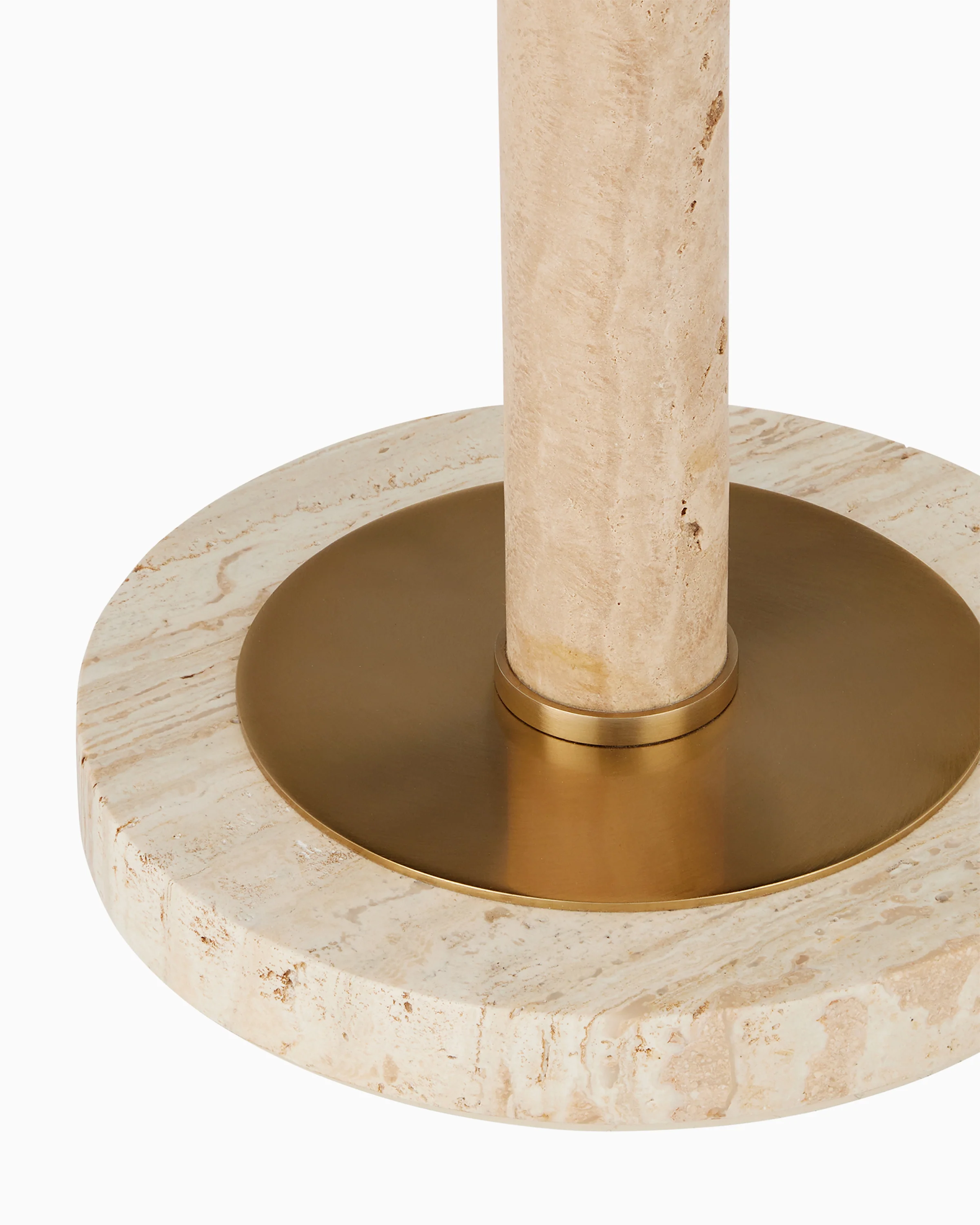 Dunham Travertine Accent Table - Image 2