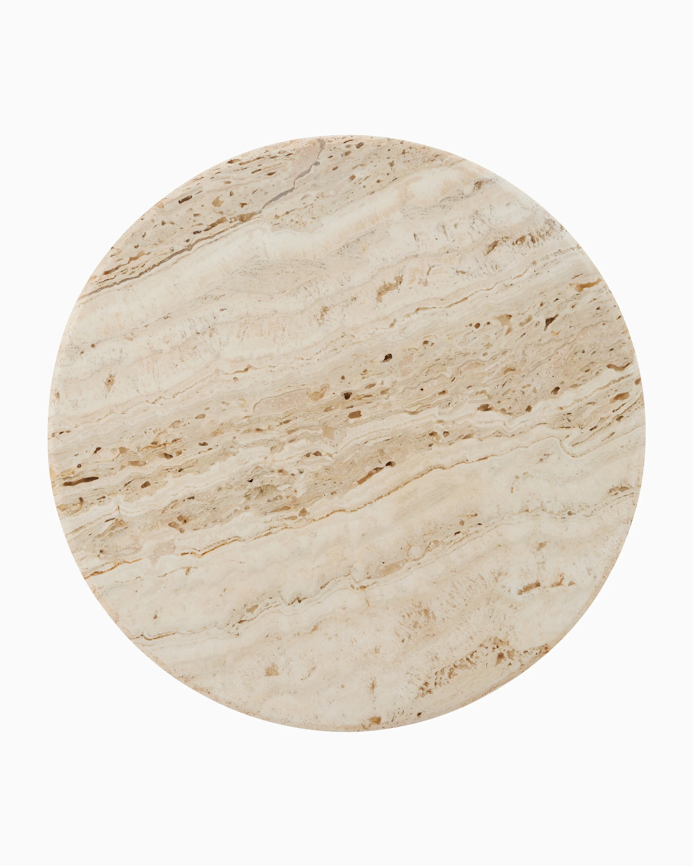 Dunham Travertine Accent Table - Image 3