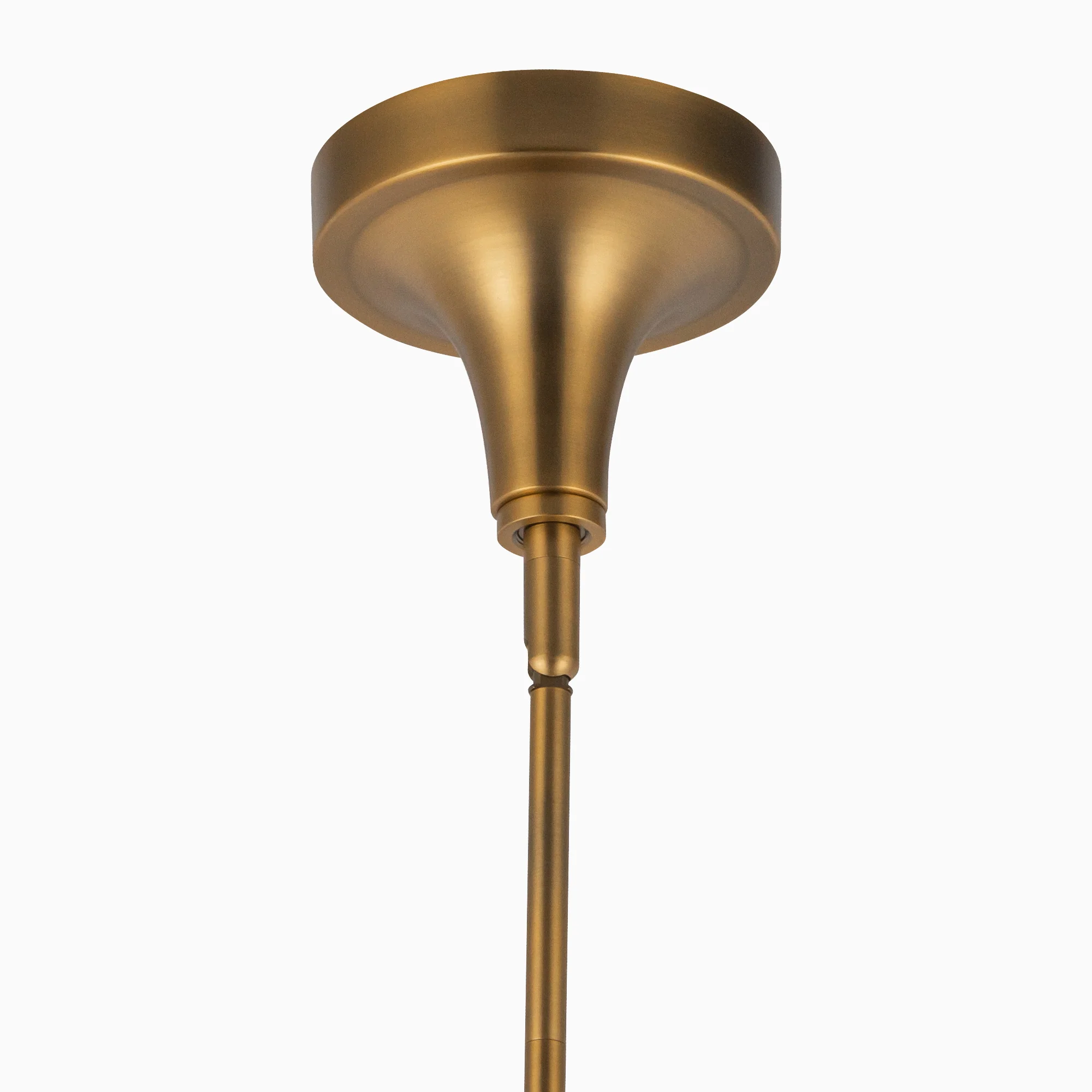 Eleanor 14" 1 Light Pendant in Aged Gold/Clear Glass - Image 5