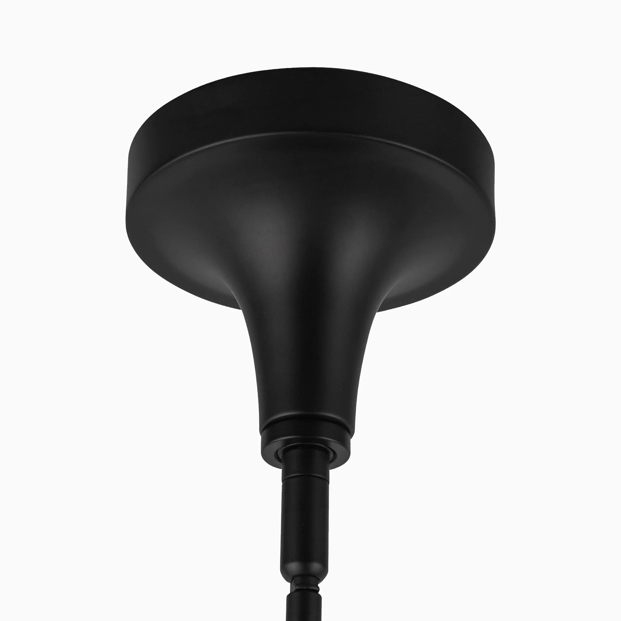 Eleanor 6" 1 Light Pendant in Matte Black/Opal Matte Glass - Image 5