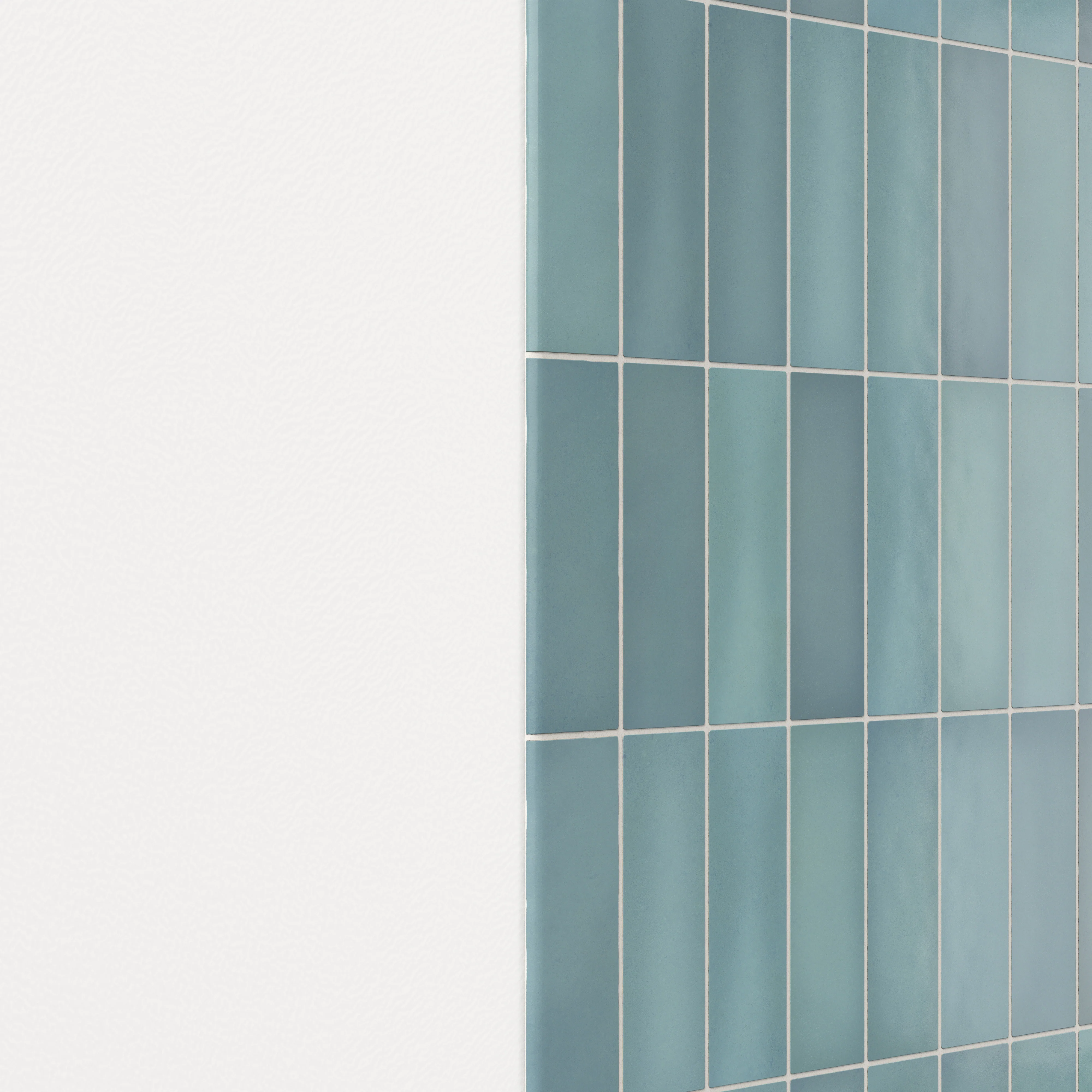 Ellie 2.5x8 Bullnose Matte Porcelain Tile in Lake - Image 3
