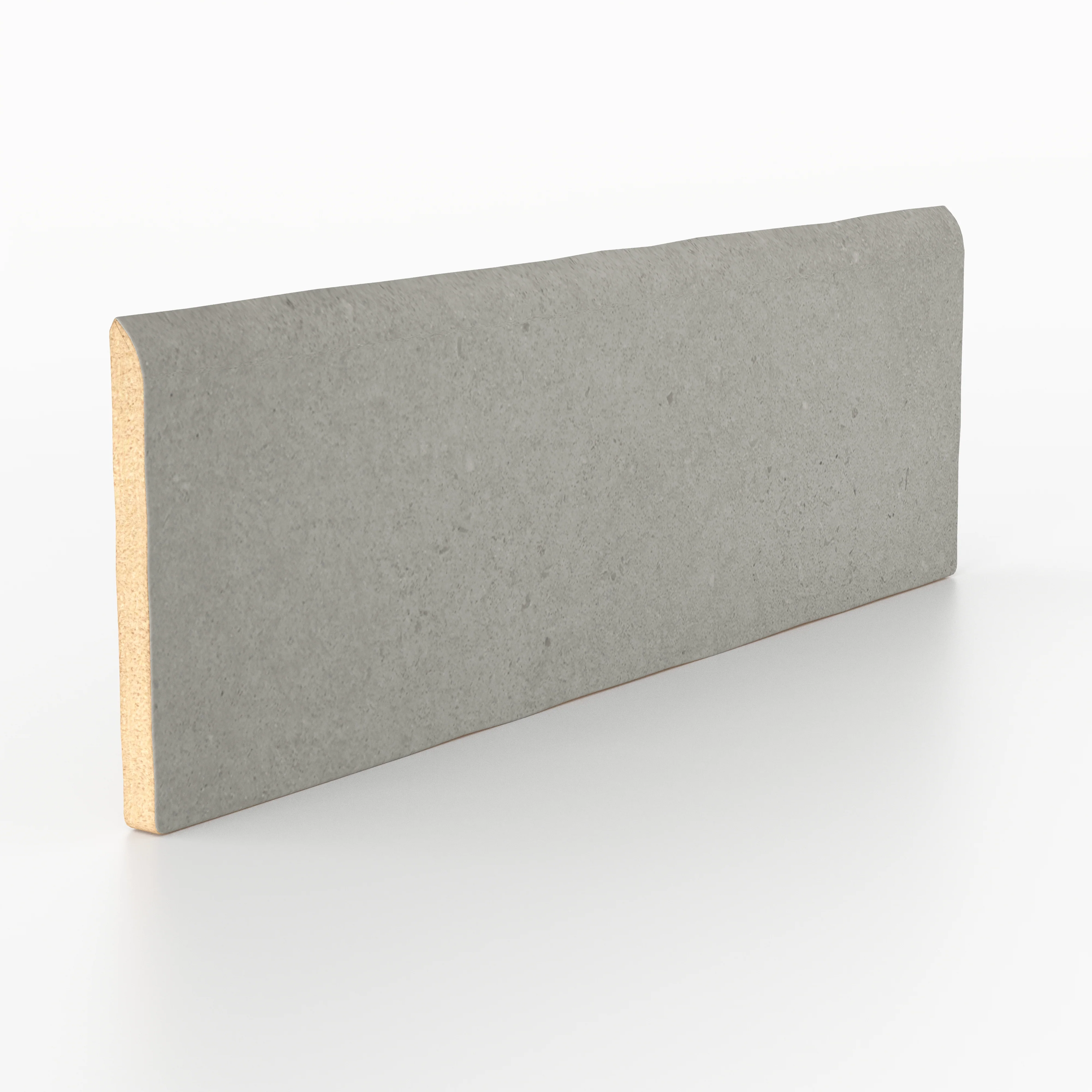 Ellie 2.5x8 Bullnose Matte Porcelain Tile in Pebble - Image 2