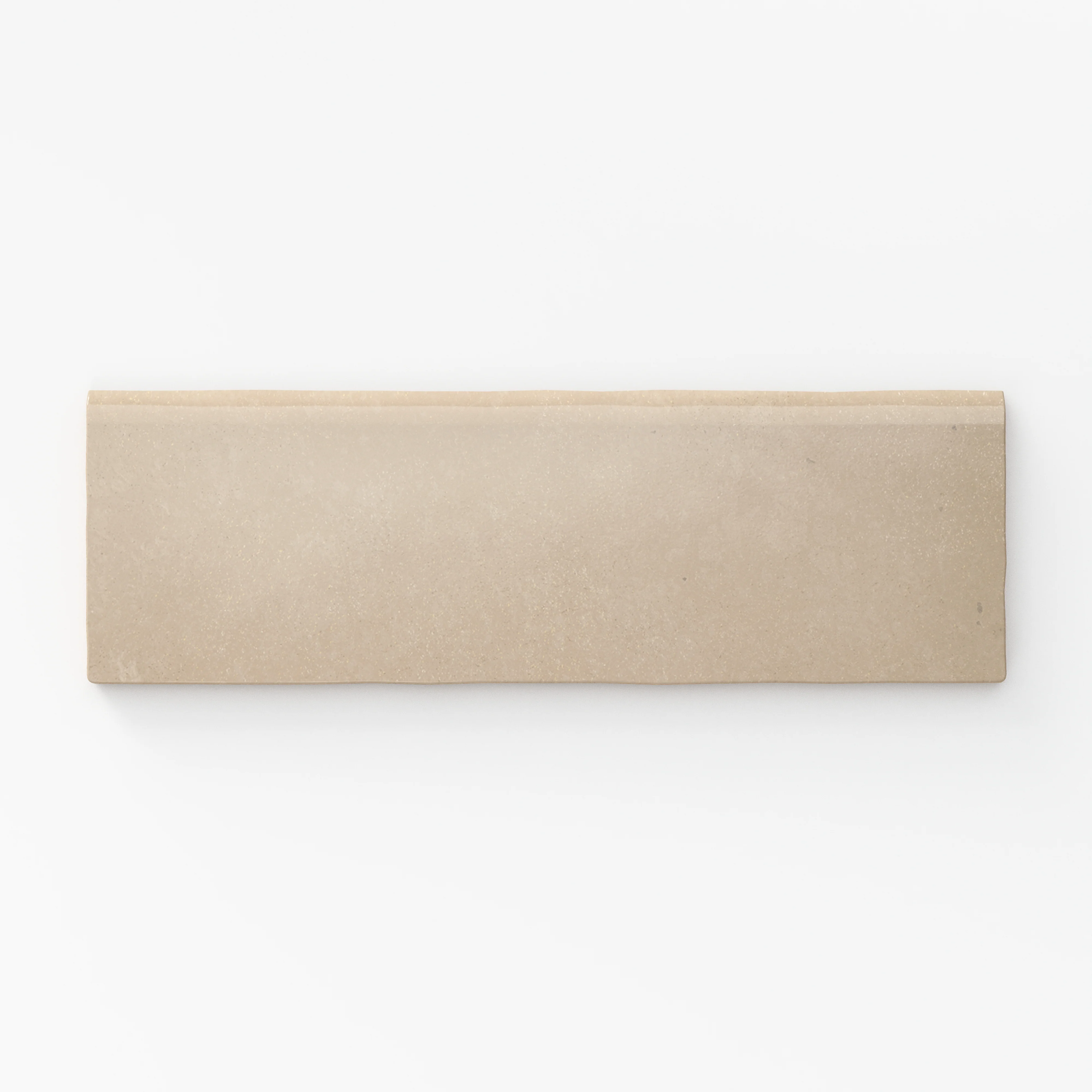 Ellie 2.5x8 Bullnose Matte Porcelain Tile in Tan