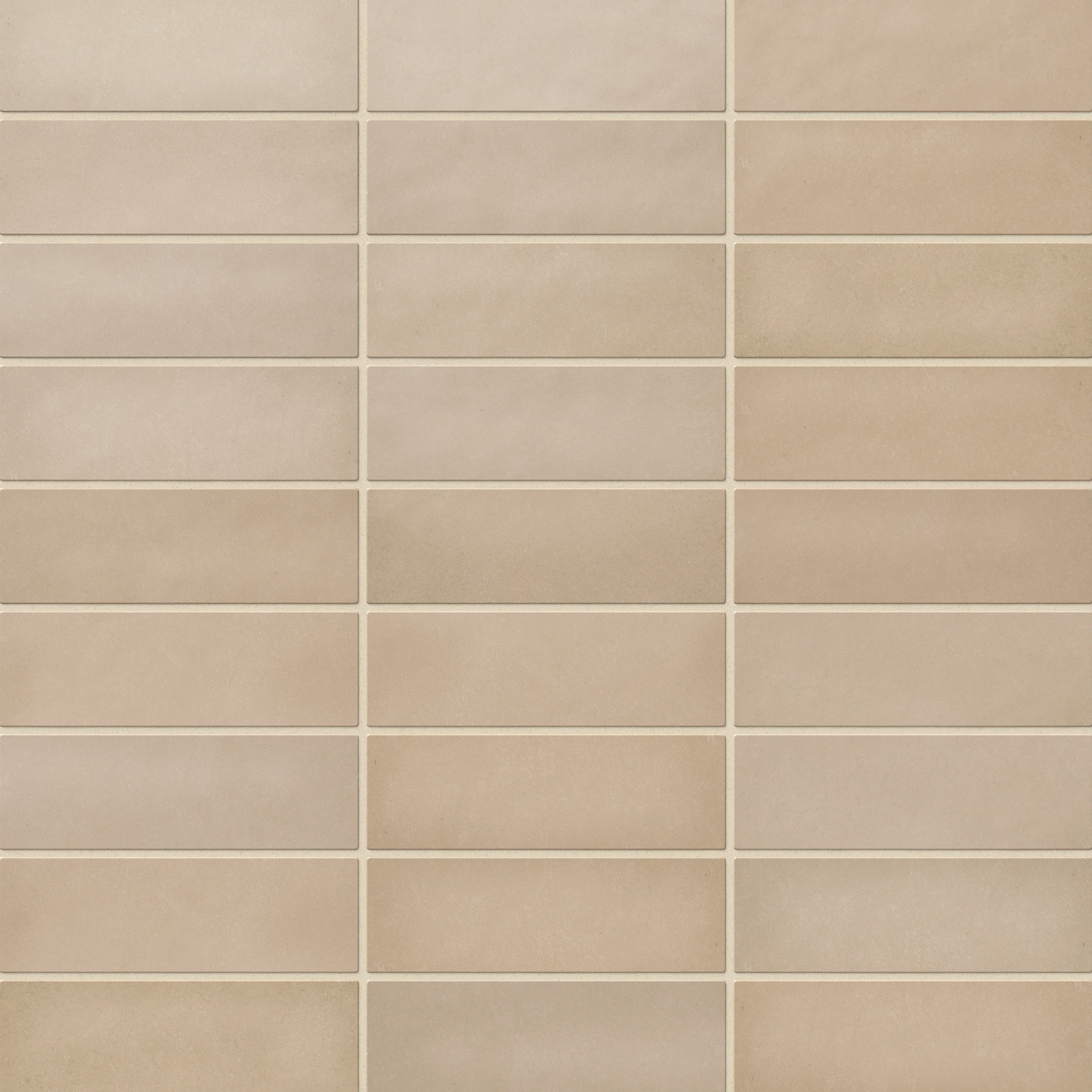 Ellie 2.5x8 Matte Ceramic Tile in Tan