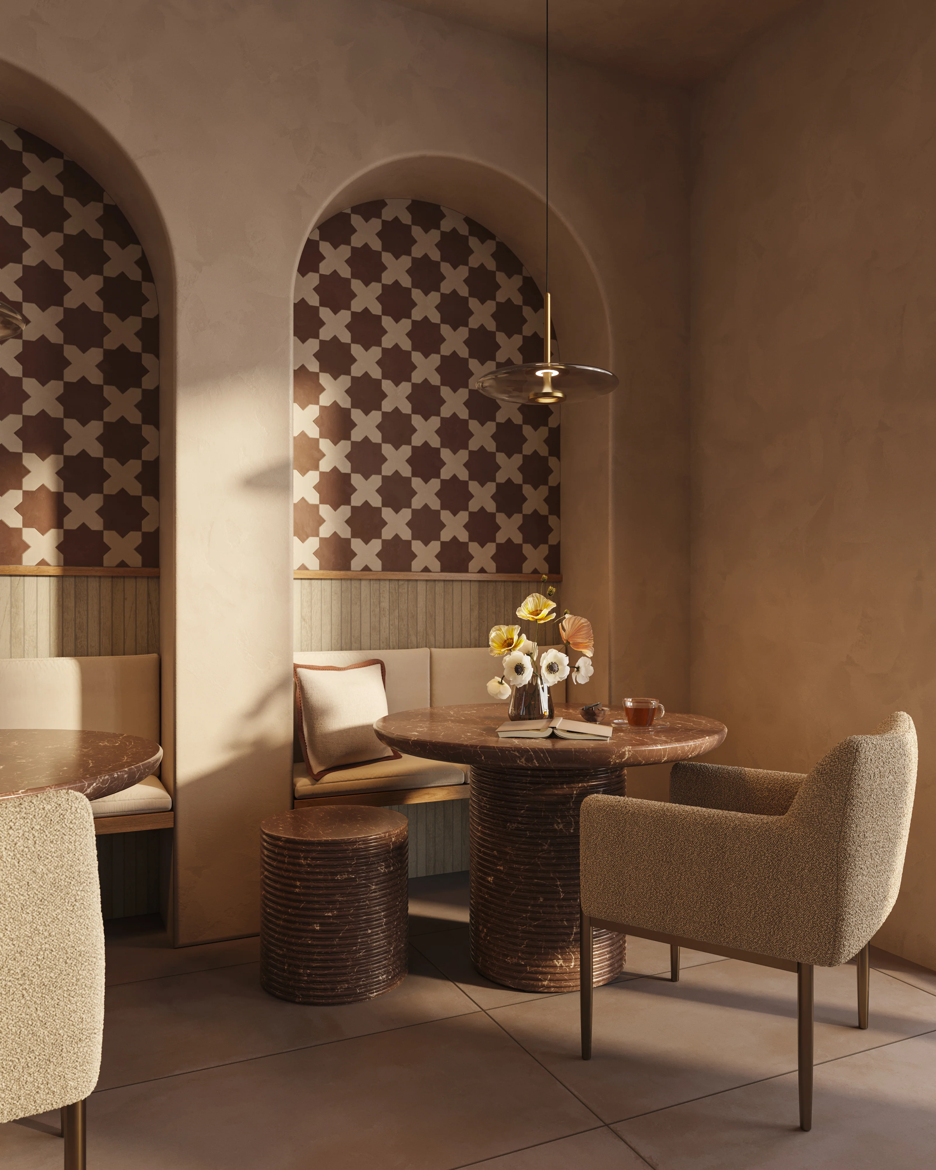 Elliot 24x48 Matte Porcelain Tile in Clay - Image 8