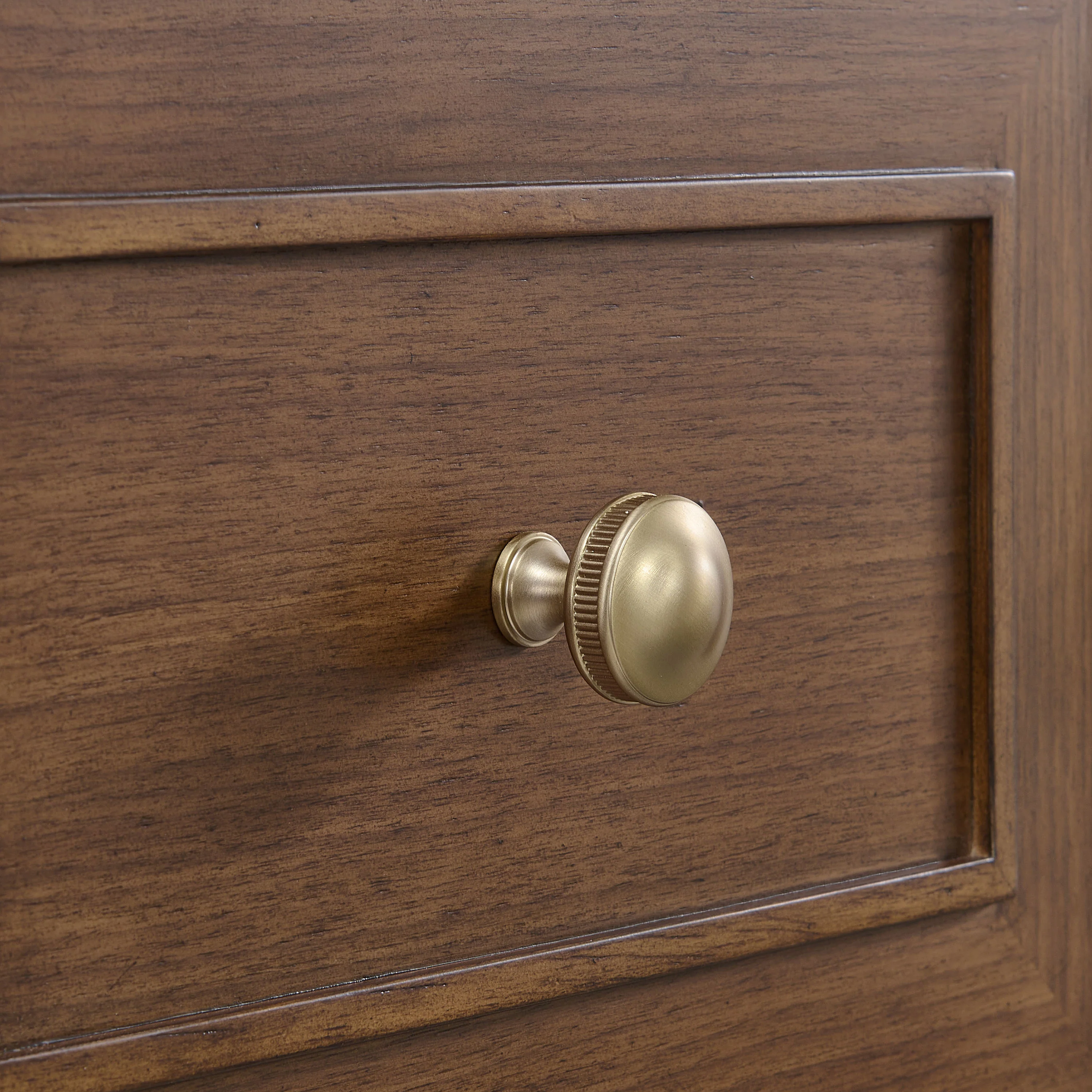 Elodie 36" Single Vanity in Mid-Century Walnut with 3 cm White Zeus Quartz Top - Image 6