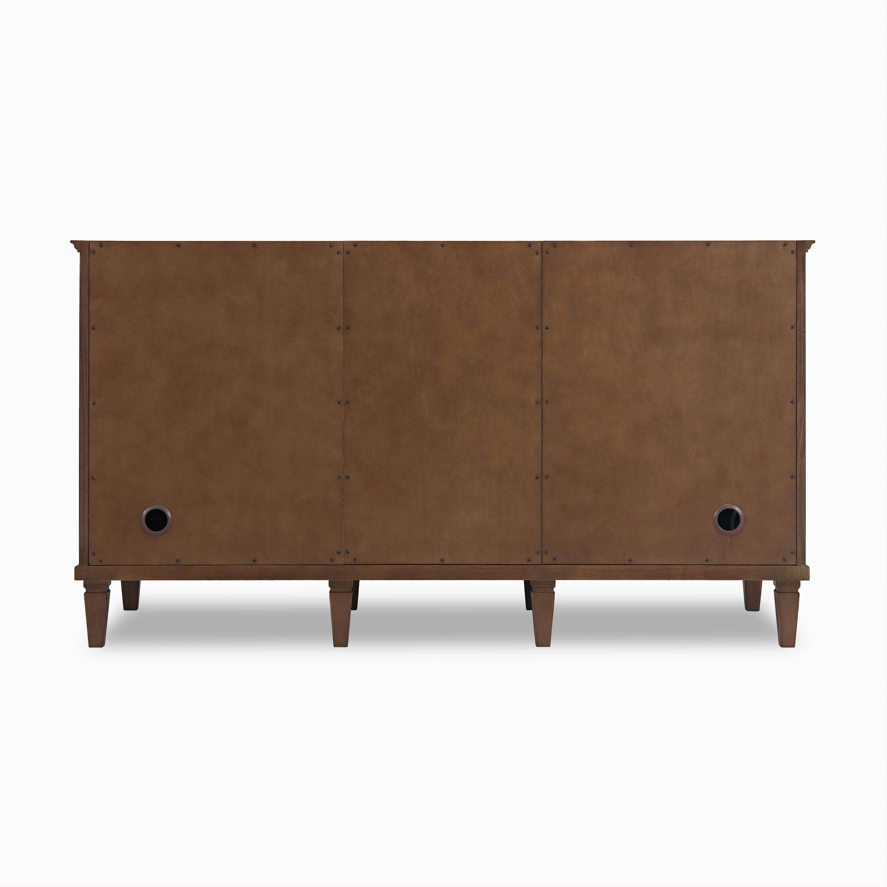 Elodie 60" Double Vanity in Mid-Century Walnut with 3 cm White Zeus Quartz Top - Image 5