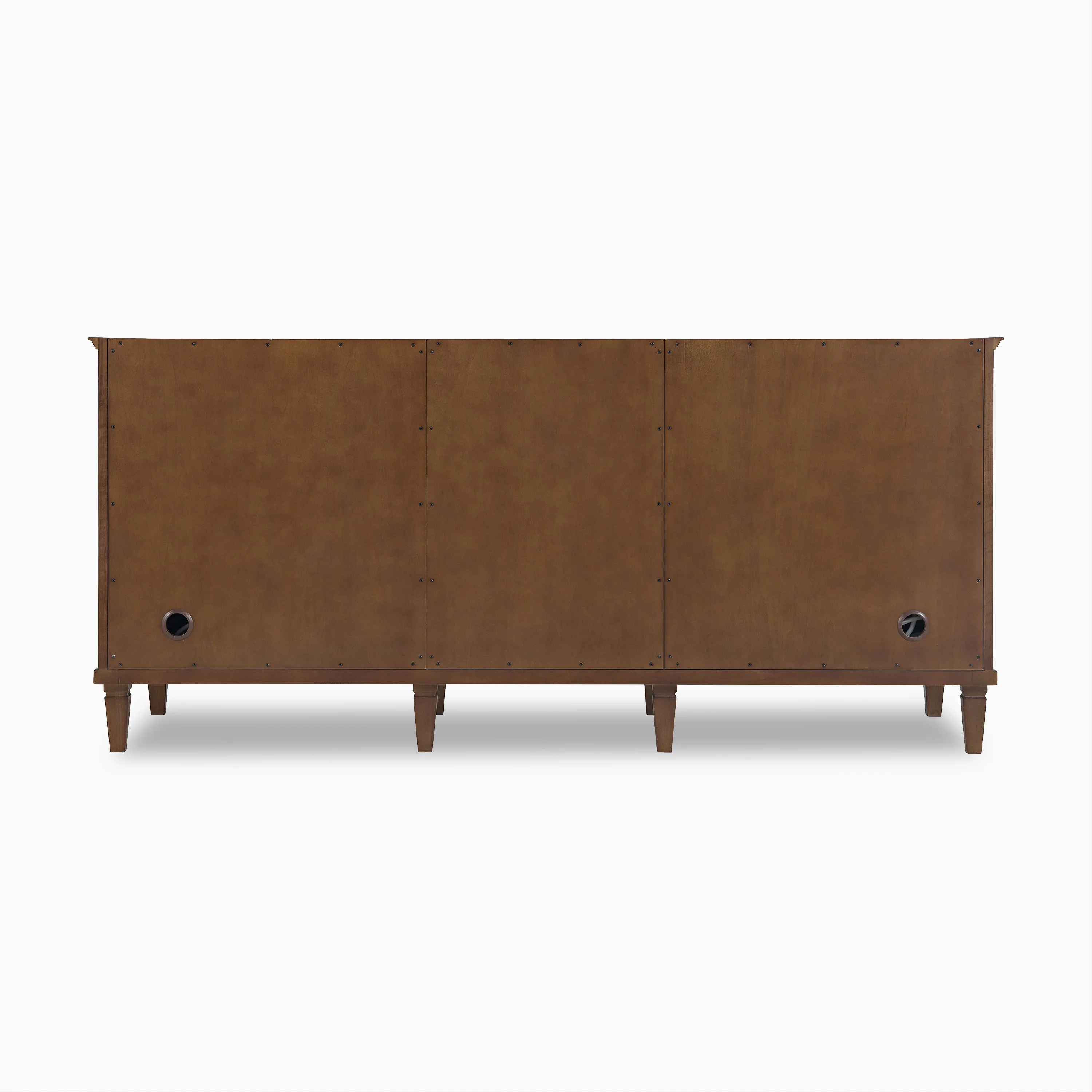 Elodie 72" Double Vanity in Mid-Century Walnut with 3 cm White Zeus Quartz Top - Image 5