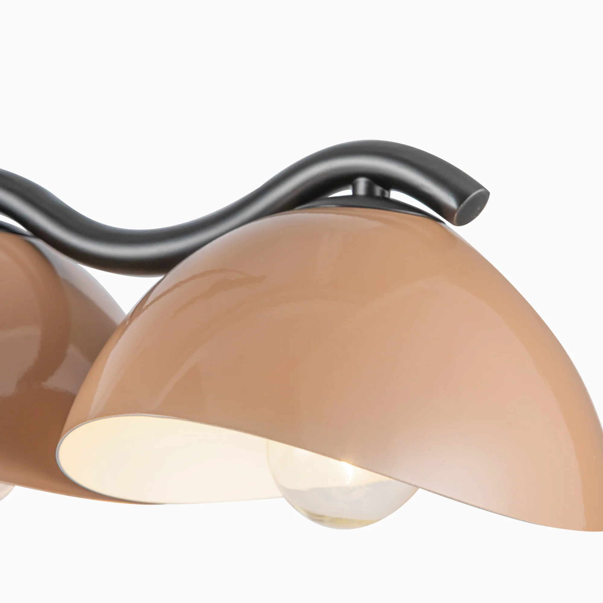 Erza 42" Socket Linear Pendant in Black/Peach - Image 4