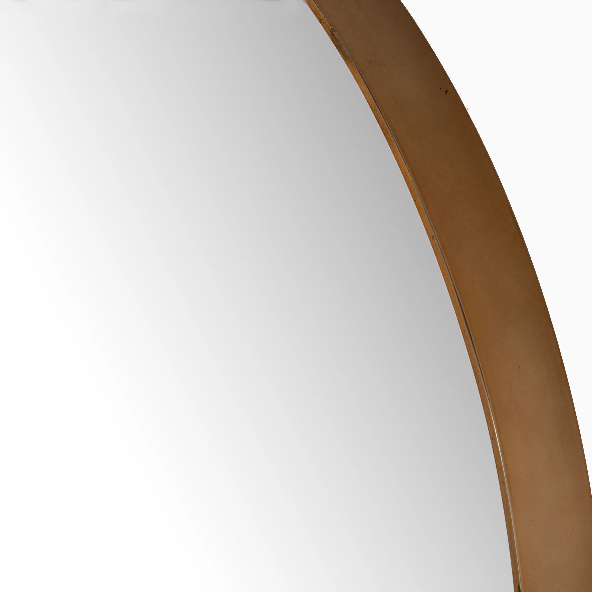 Esmeralda Floor Mirror in Polished Brass - Image 5