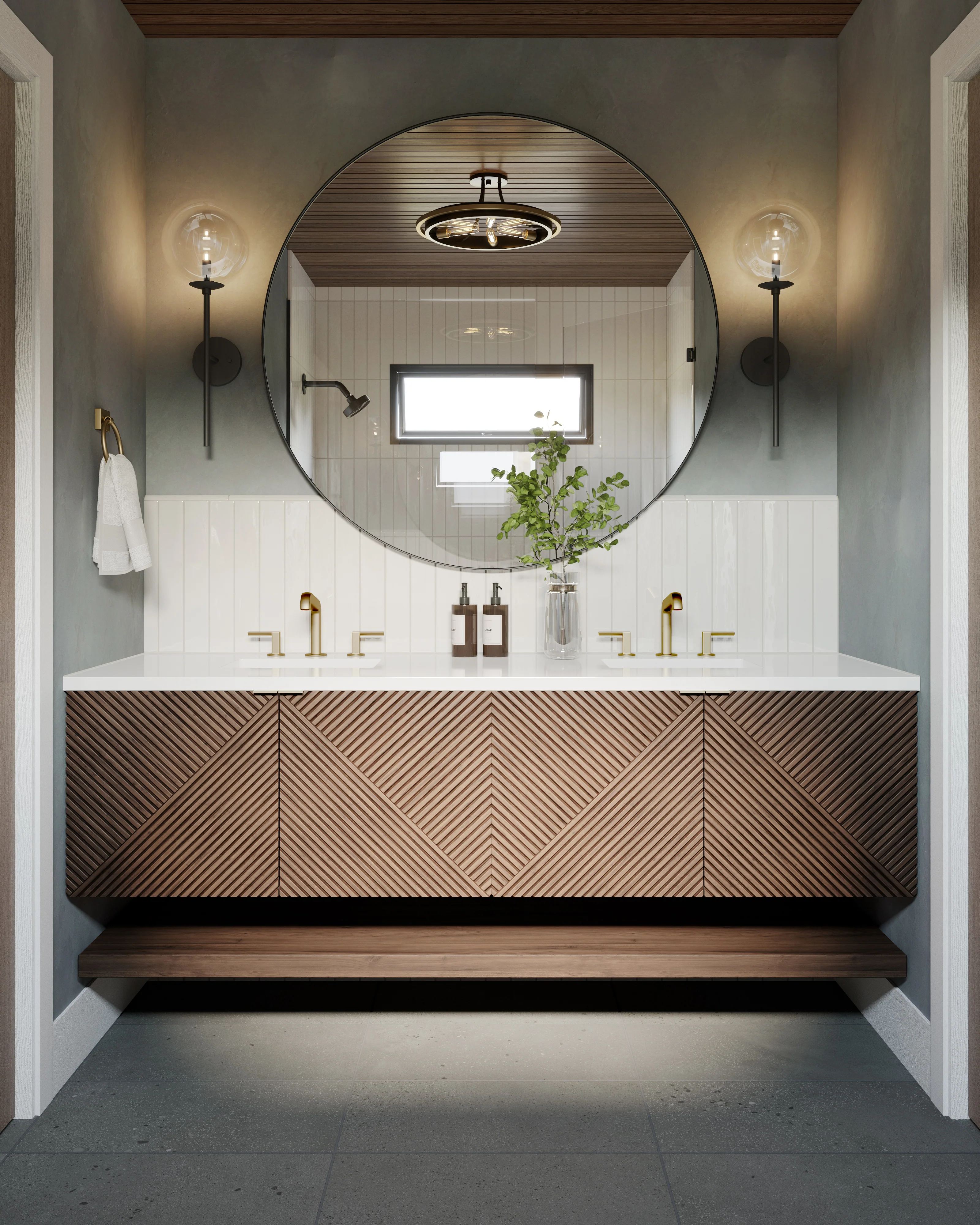 Sloane 12x24 Matte Porcelain Tile in Sandstone - Image 16