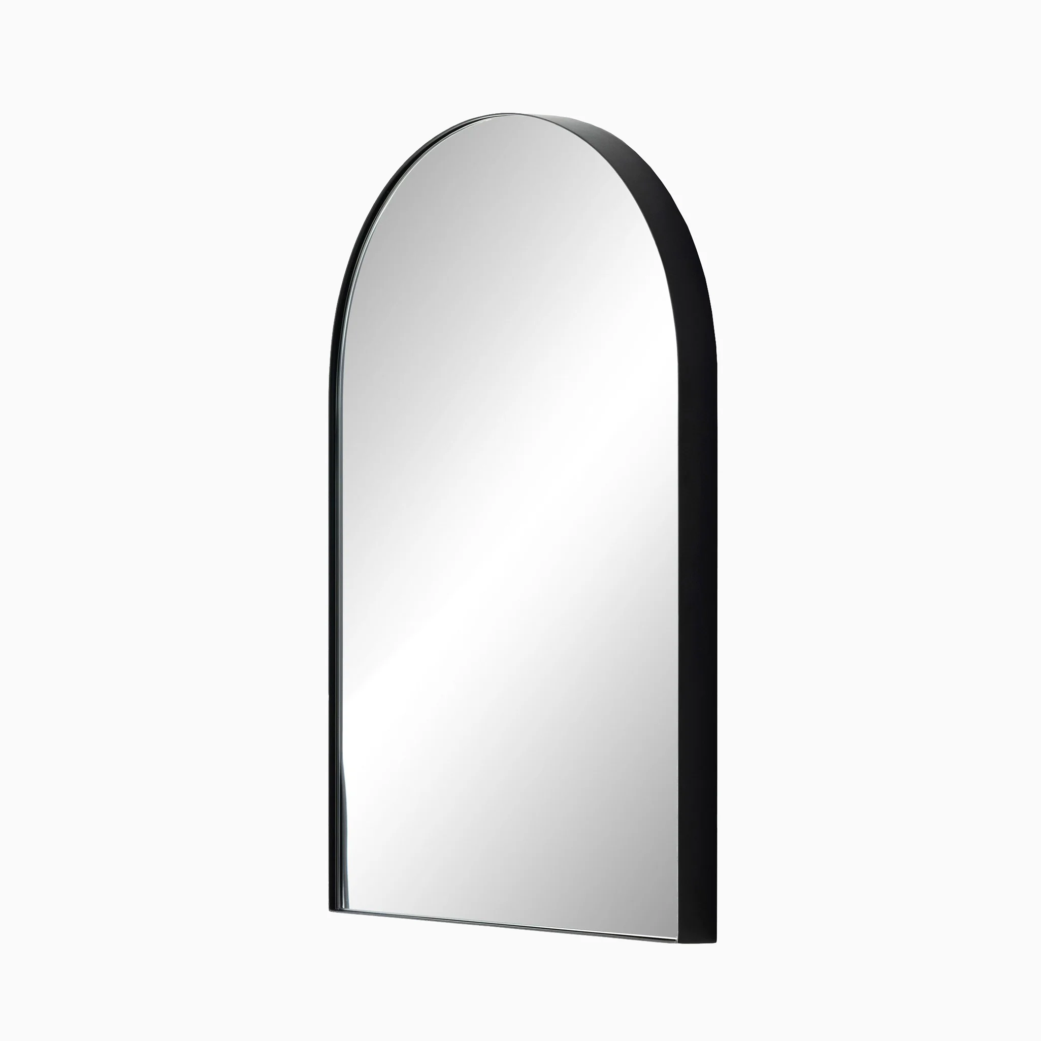 Esmeralda Small Mirror in Iron Matte Black - Image 3