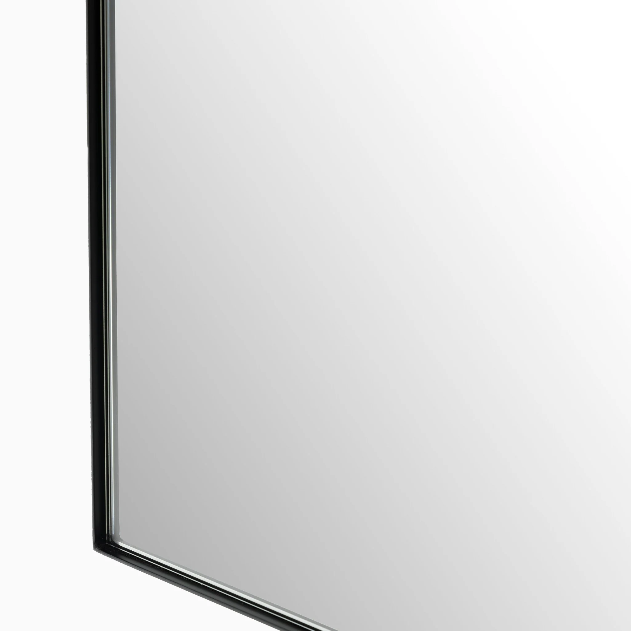 Esmeralda Small Mirror in Iron Matte Black - Image 5