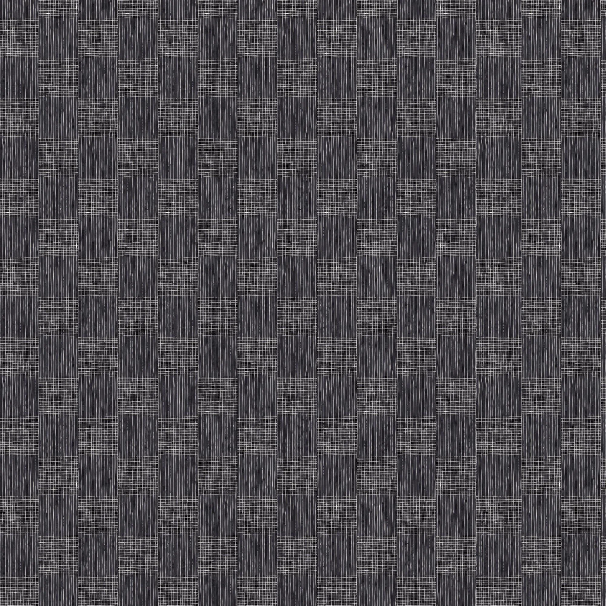 Essex Wallpaper in Black I, 52" x 132"