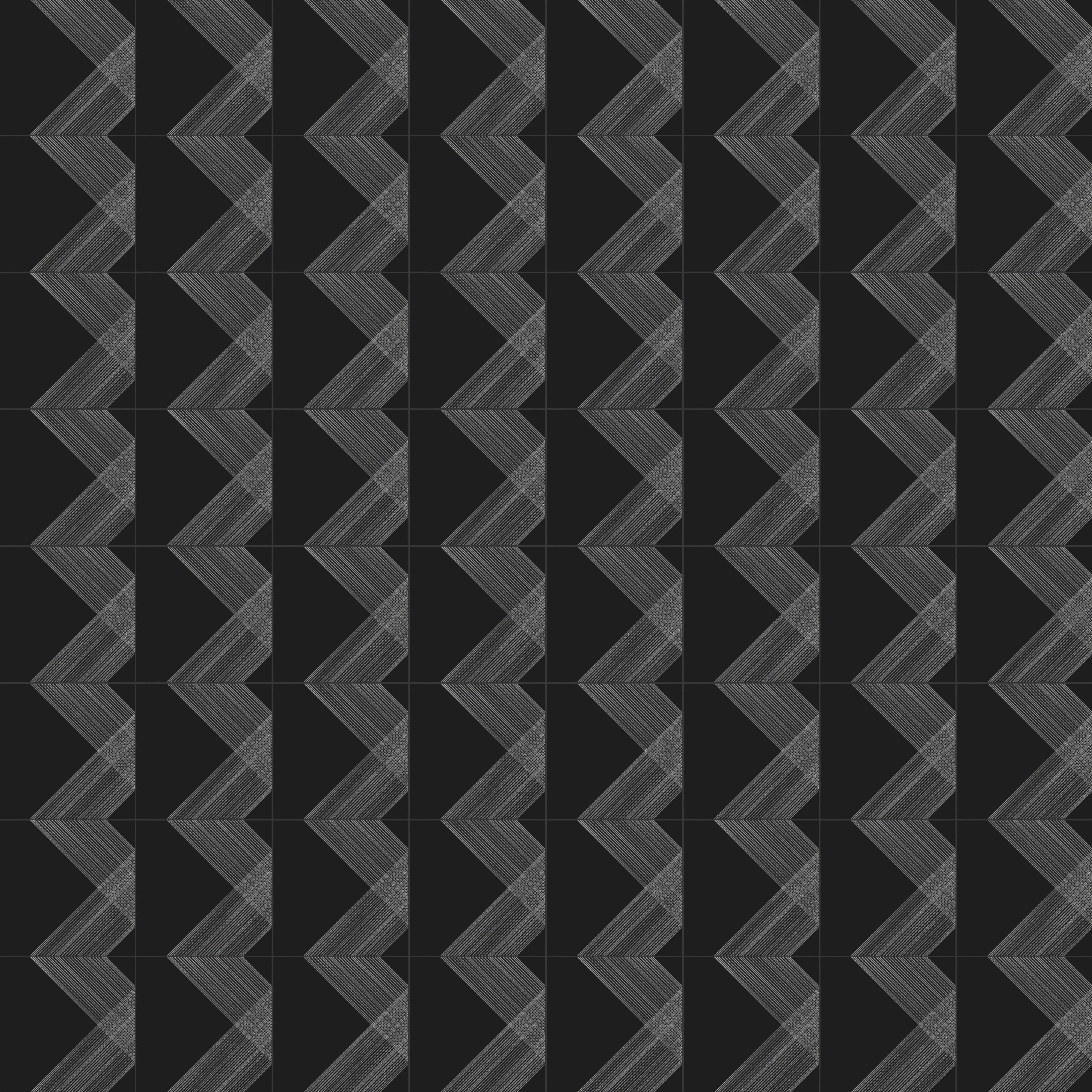 Estelle 12x12 Satin Ceramic Tile in Deco 2 Black Silver - Image 7