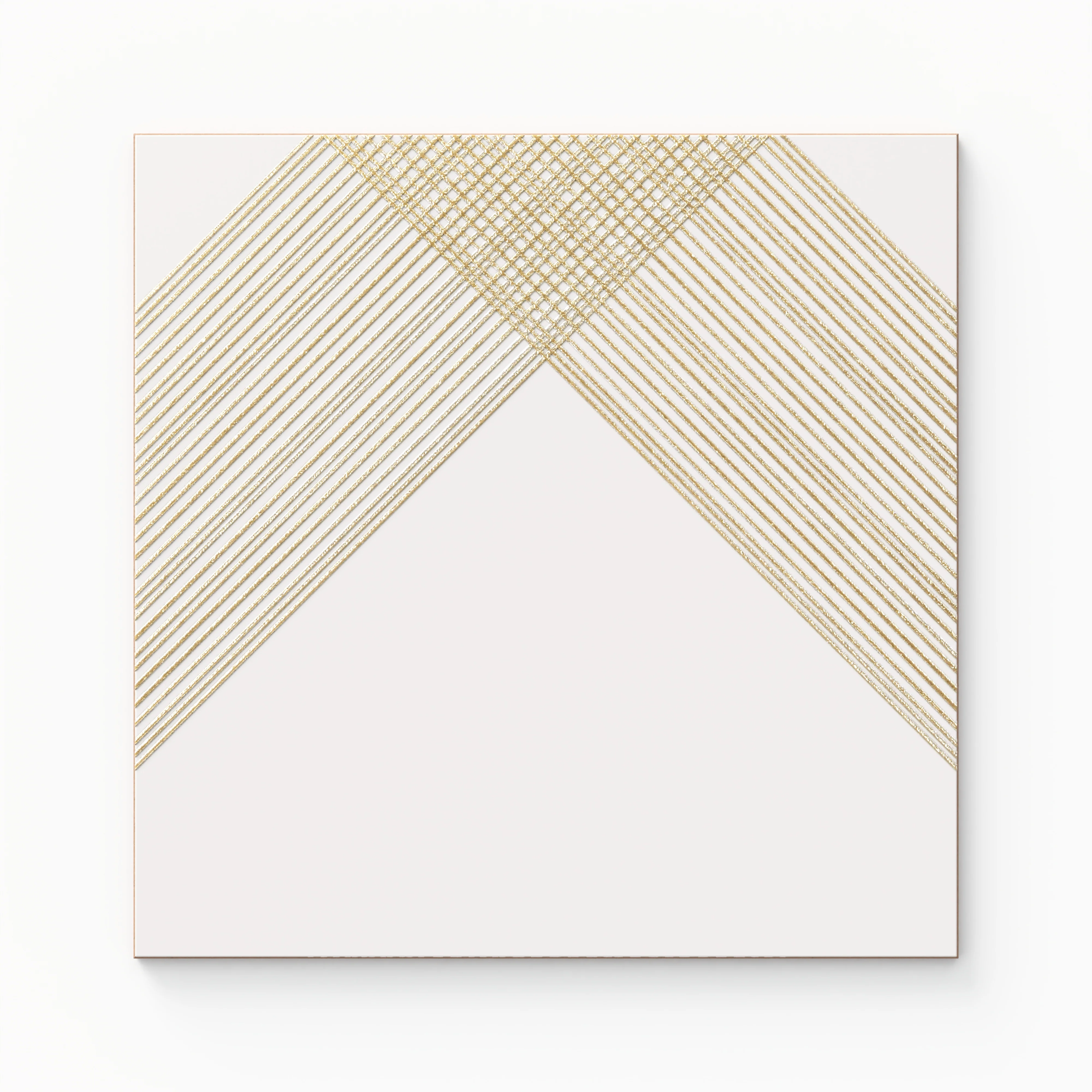 Estelle 12x12 Satin in White Gold Deco 2 Sample