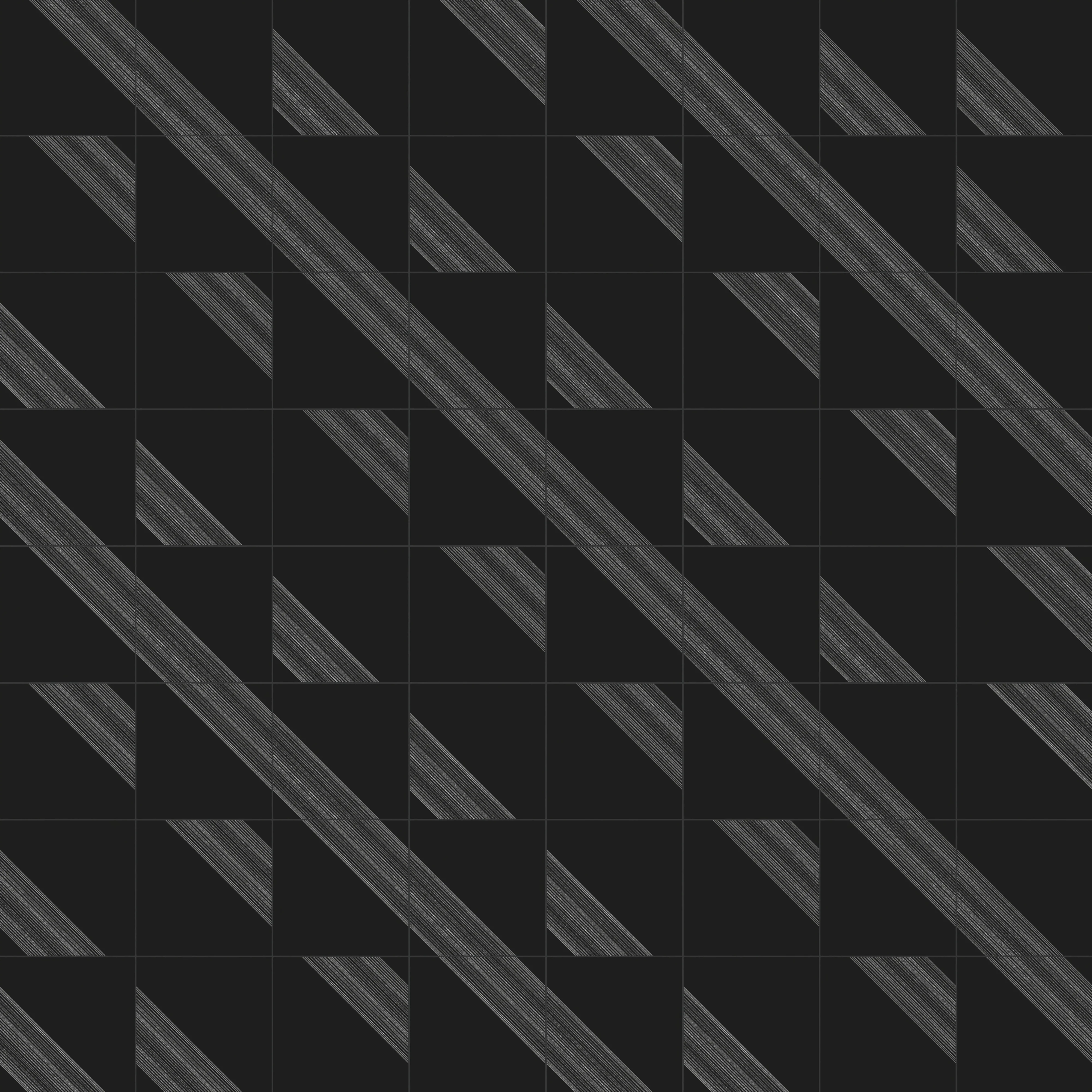 Estelle 12x12 Satin Ceramic Tile in Deco 3 Black Silver - Image 6