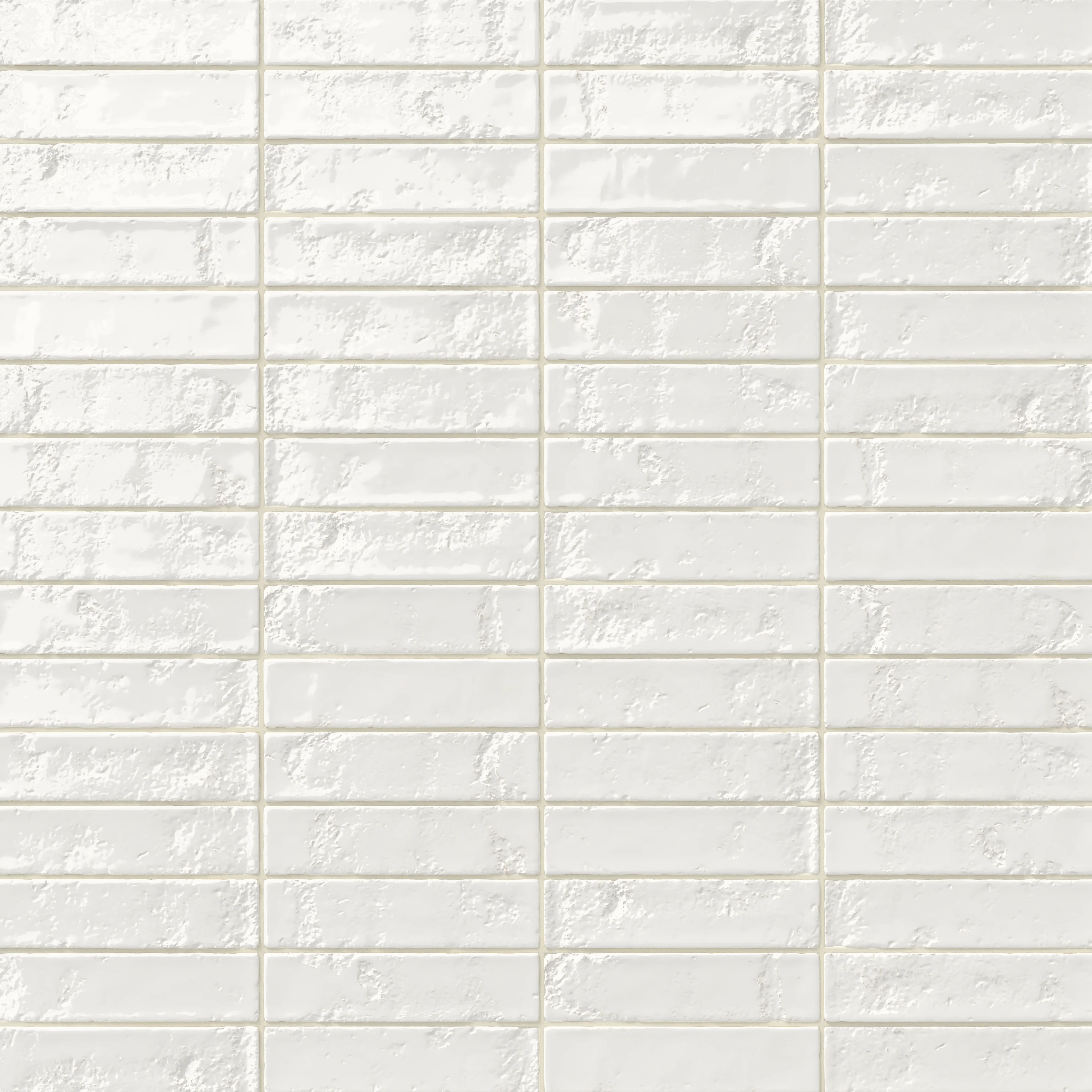 Everett 2x10 Glossy Ceramic Tile in White - Image 4