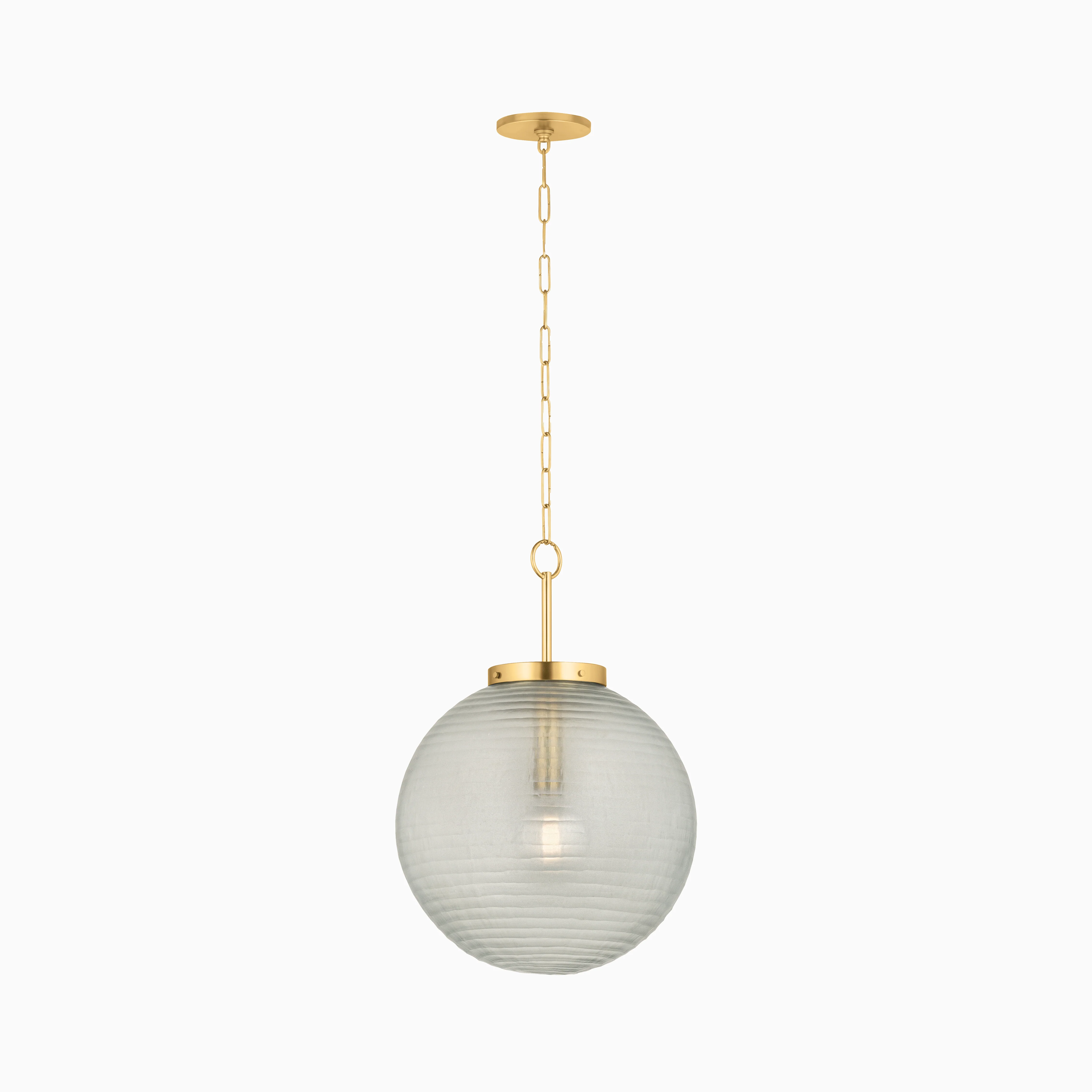 Finn Pendant in Aged Brass - Image 3