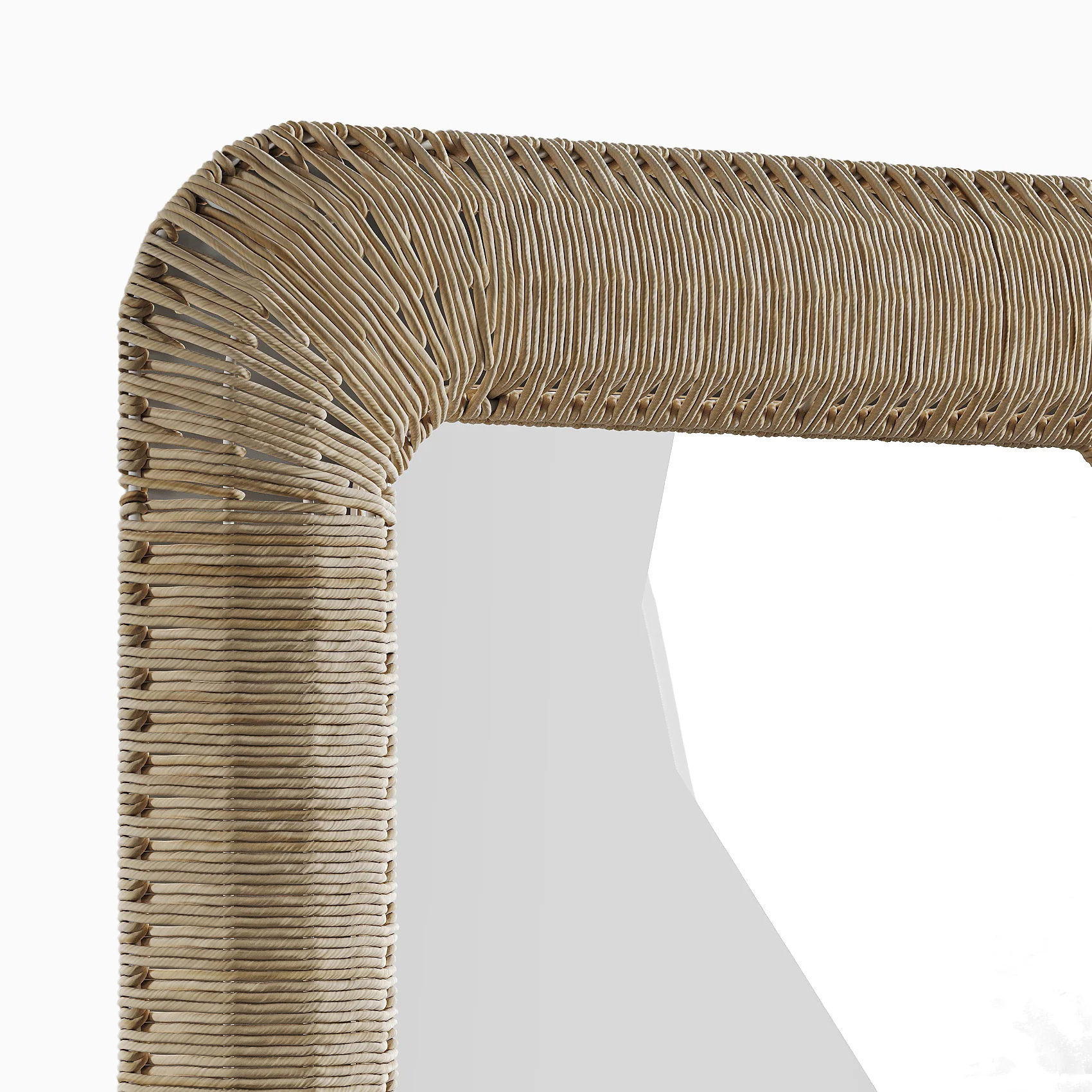 Fioren Rectangle Mirror in Natural - Image 4