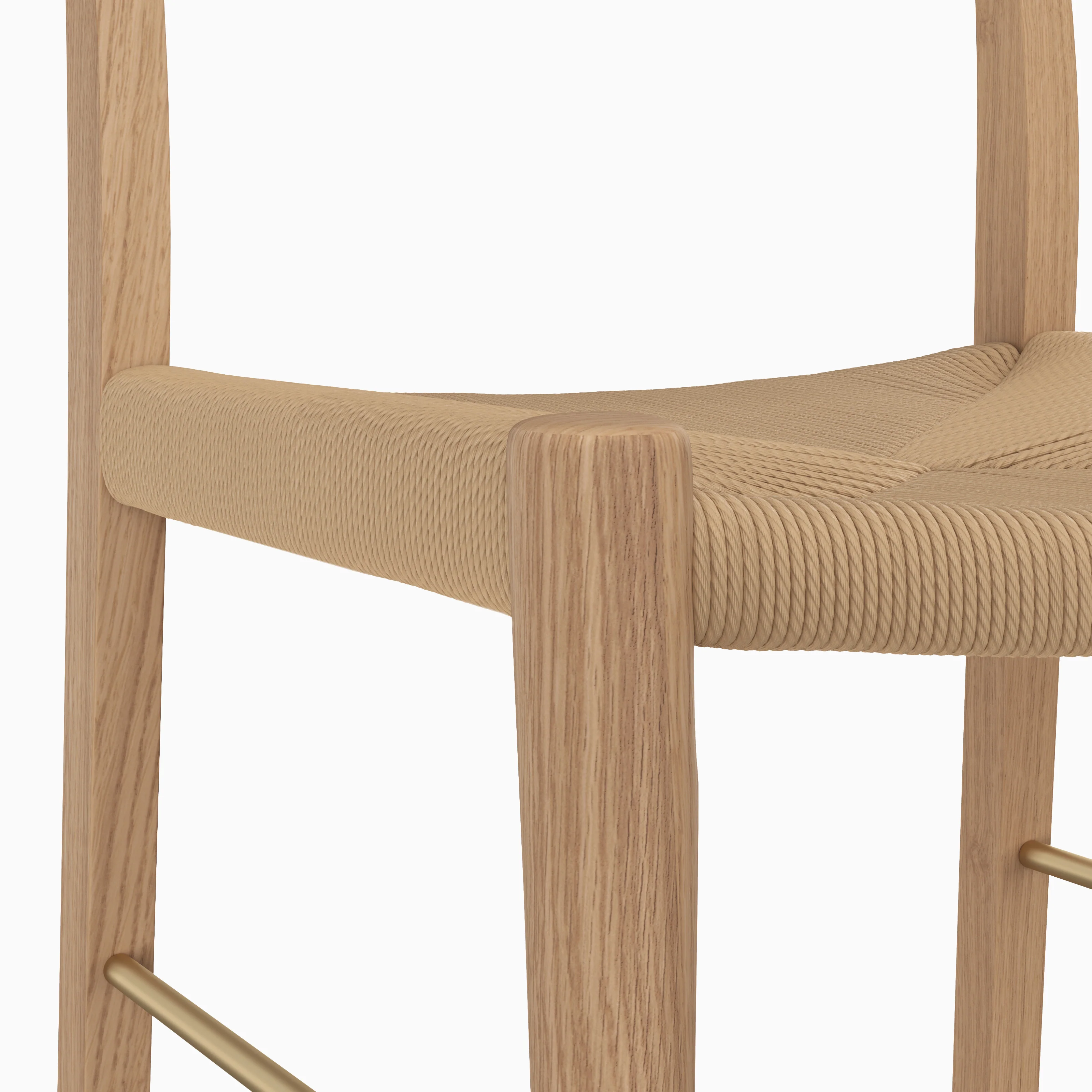 Genevieve Counter Stool in Light Oak - Image 5