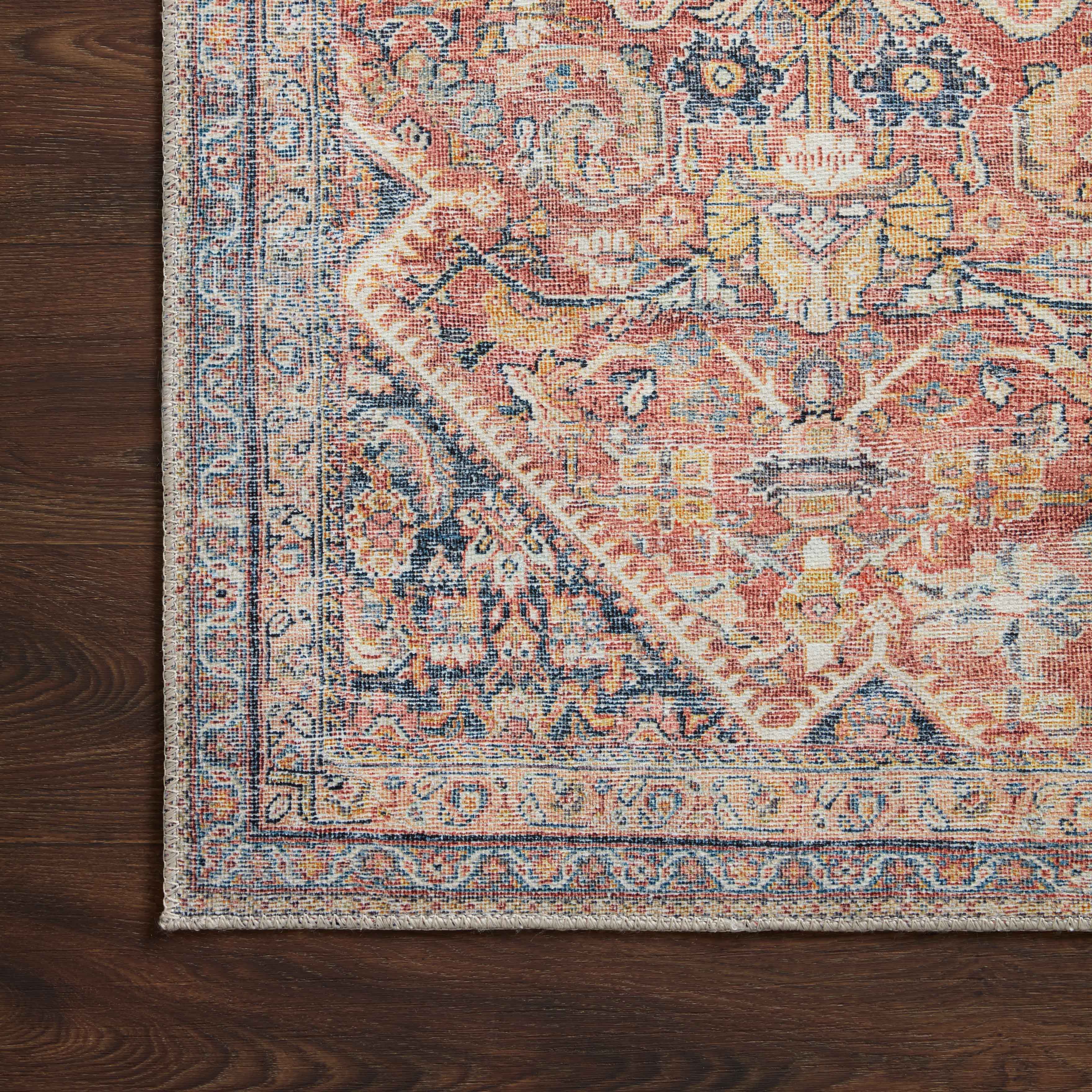 Georgette Rug in Clay / Navy - Image 3