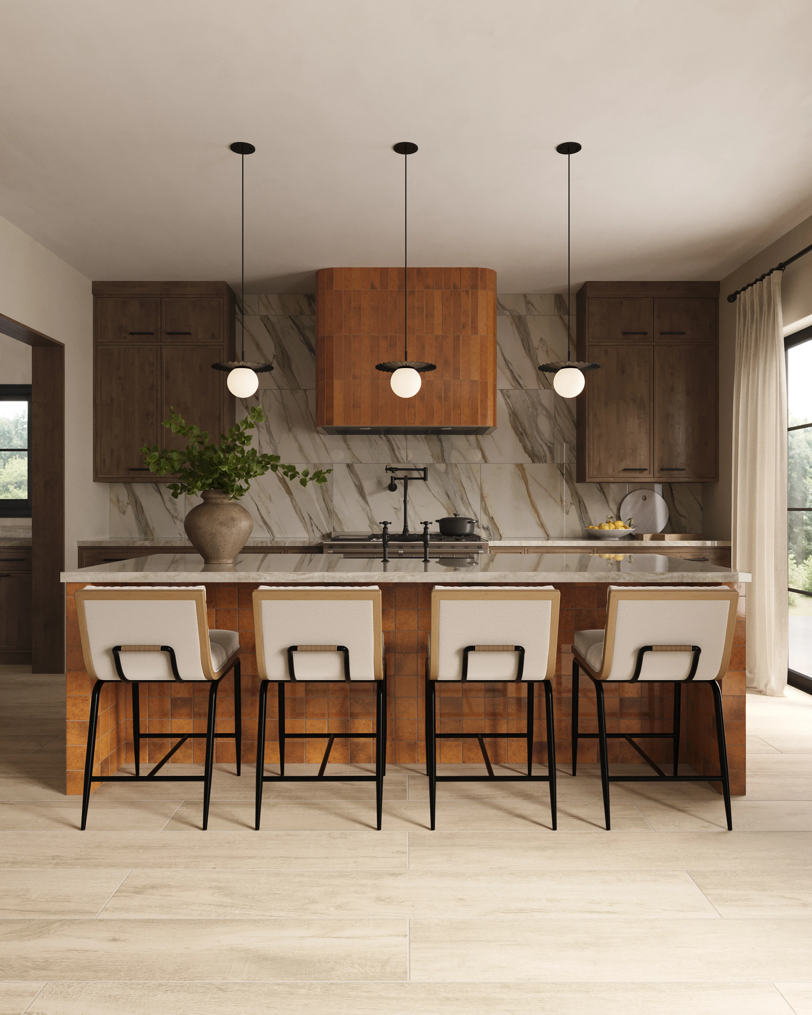 Georgia Counter Stool in White - Image 13