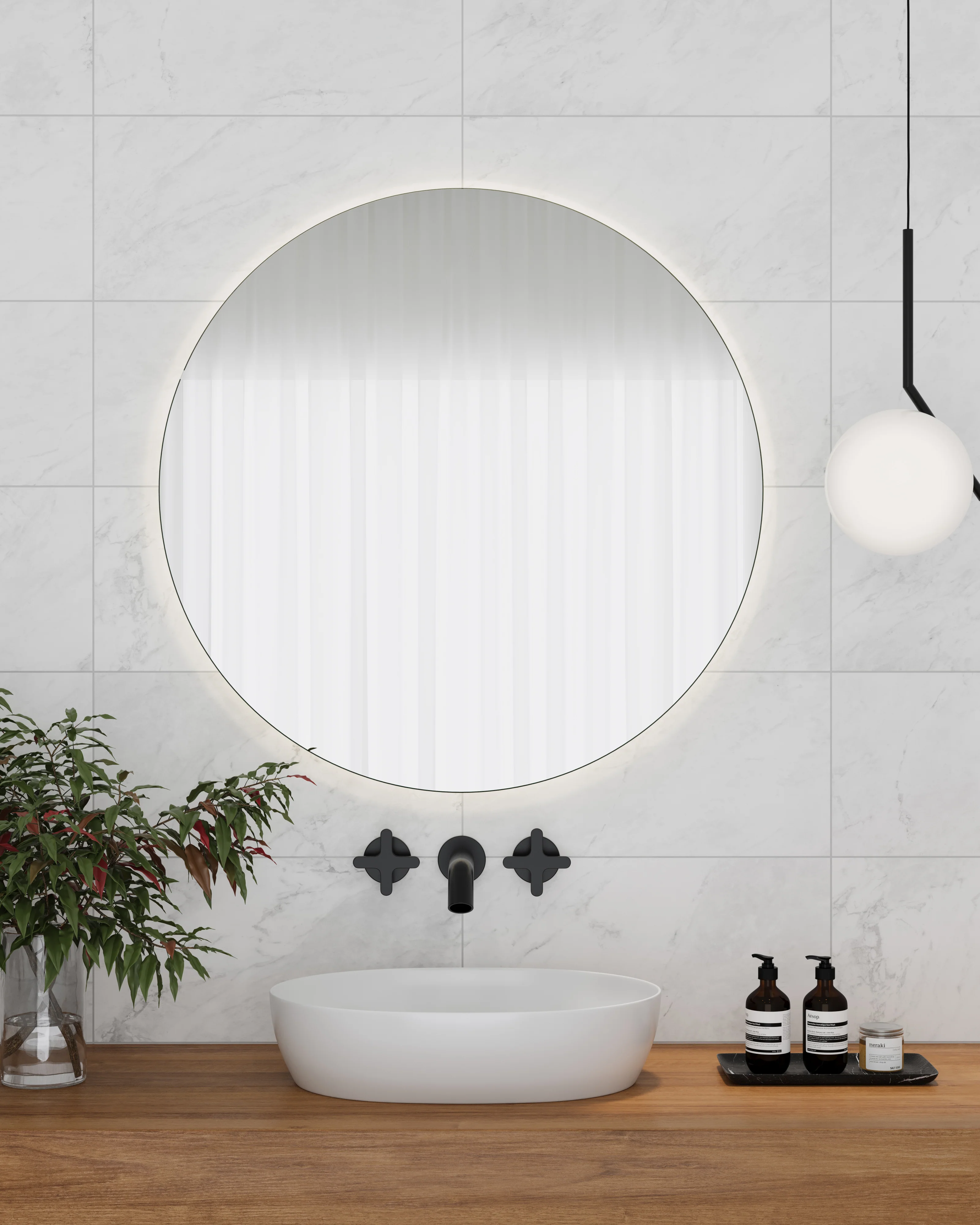 Giada 12x24 Matte Porcelain Tile in Alaska Glacier - Image 2