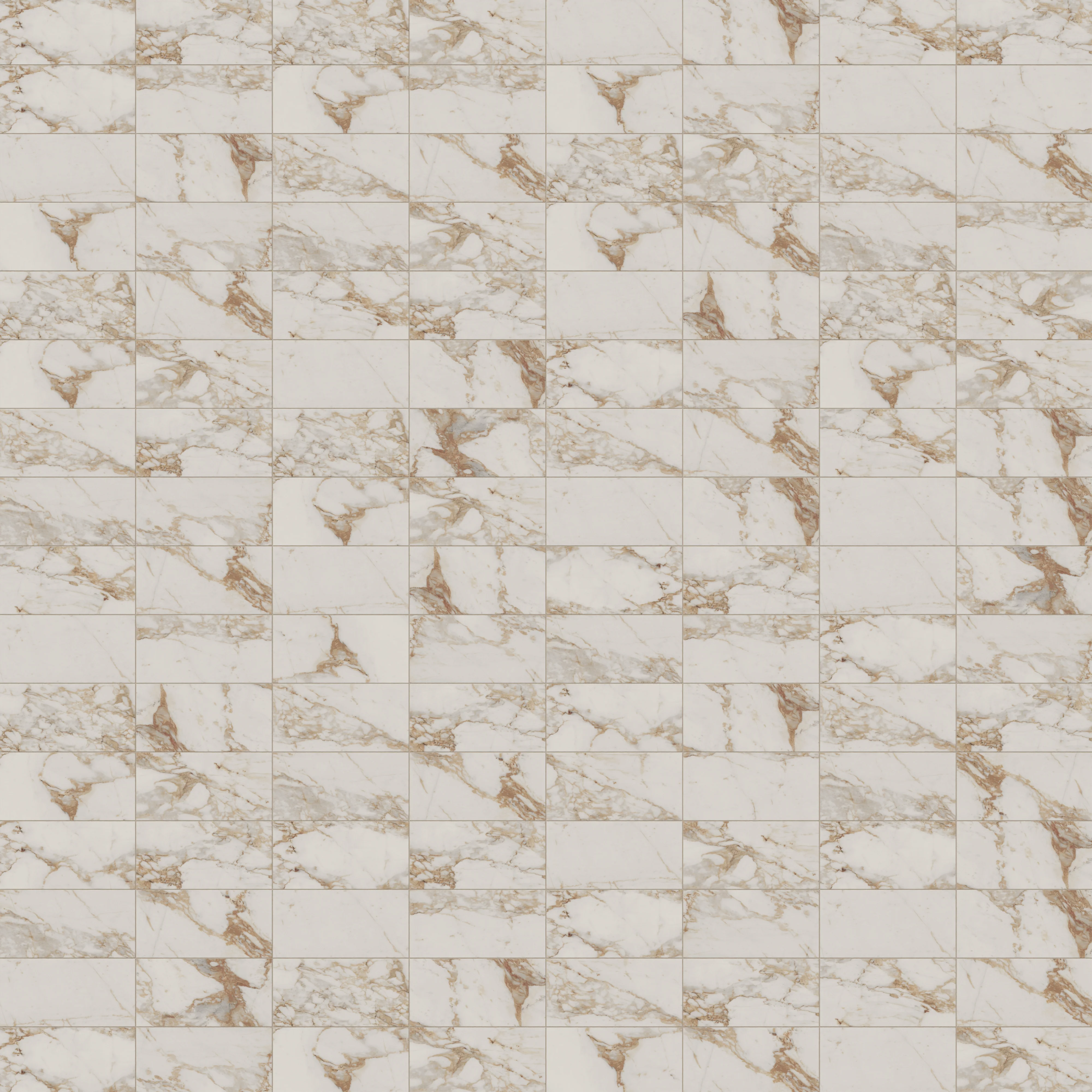 Giada 12x24 Matte Porcelain Tile in Calacatta Gold - Image 10