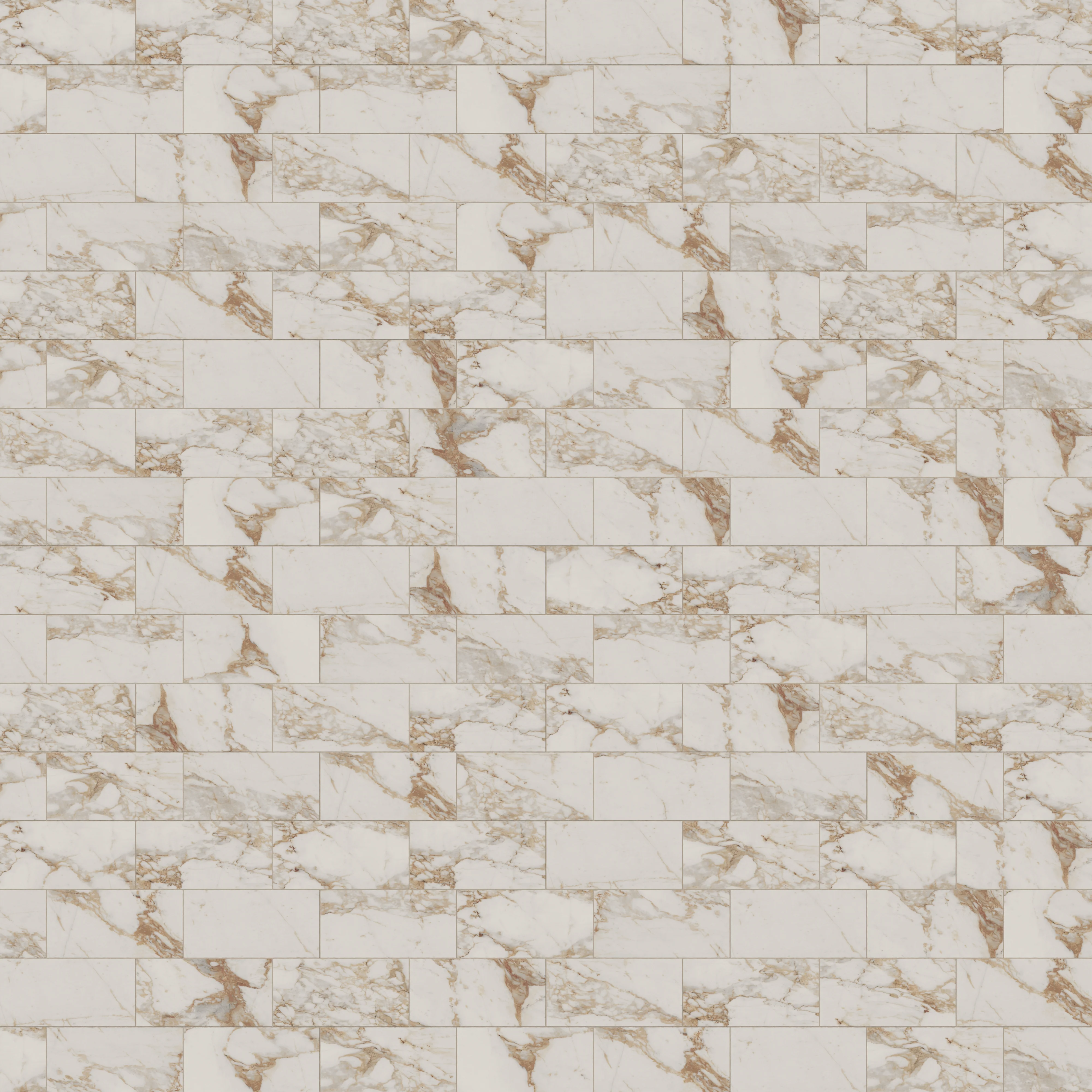 Giada 12x24 Matte Porcelain Tile in Calacatta Gold - Image 11