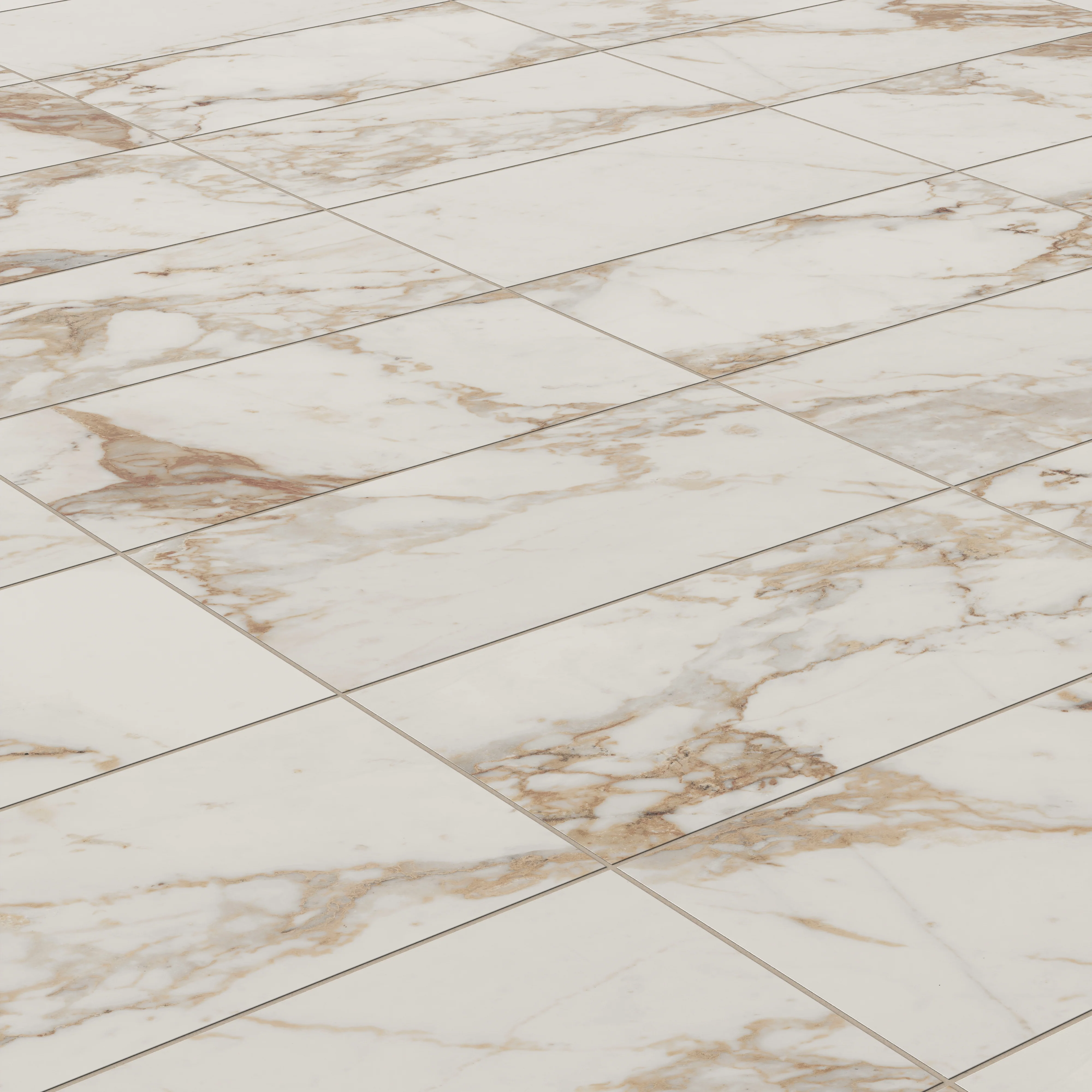 Giada 12x24 Matte Porcelain Tile in Calacatta Gold - Image 5