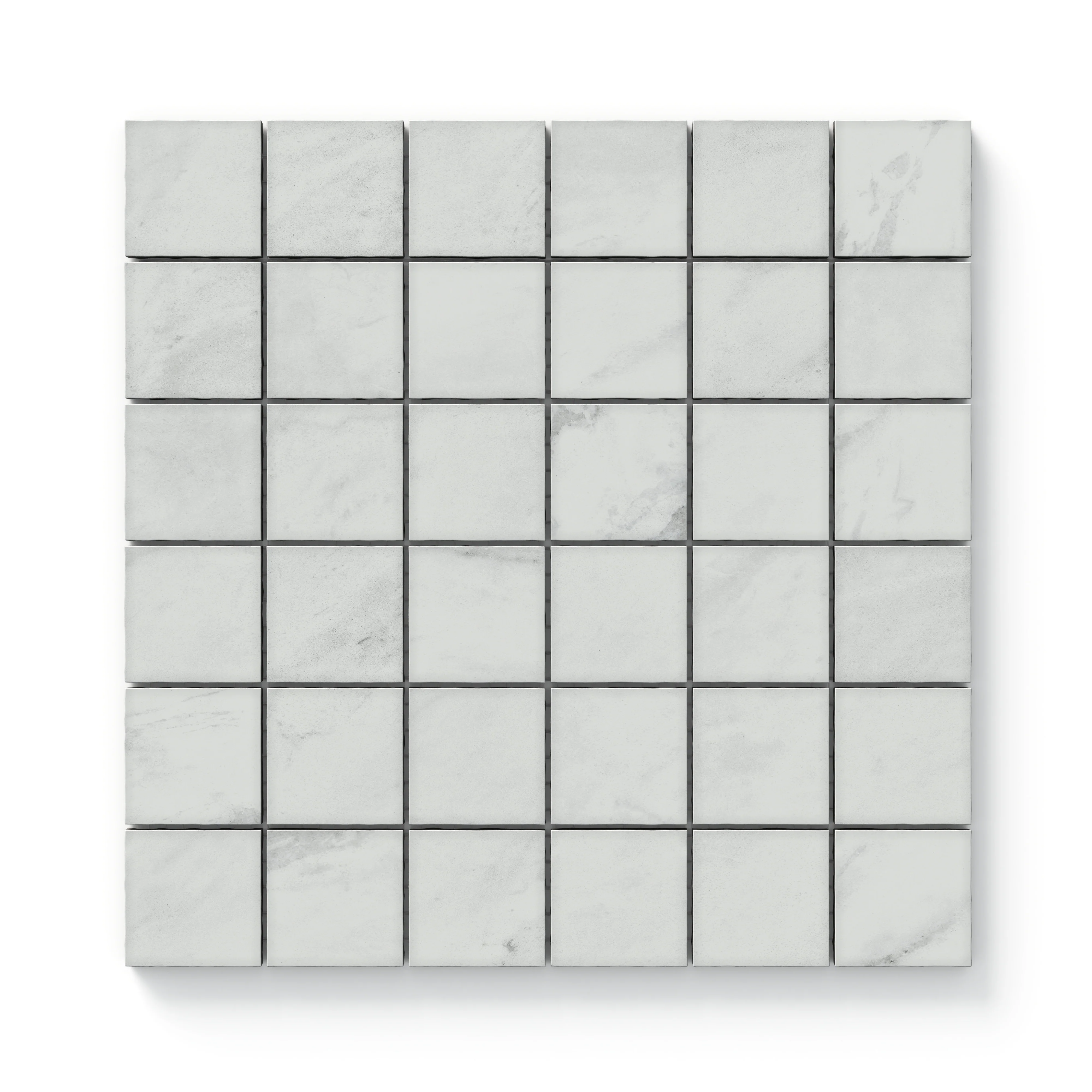 Giada 2x2 Matte Porcelain Mosaic Tile in Alaska Glacier