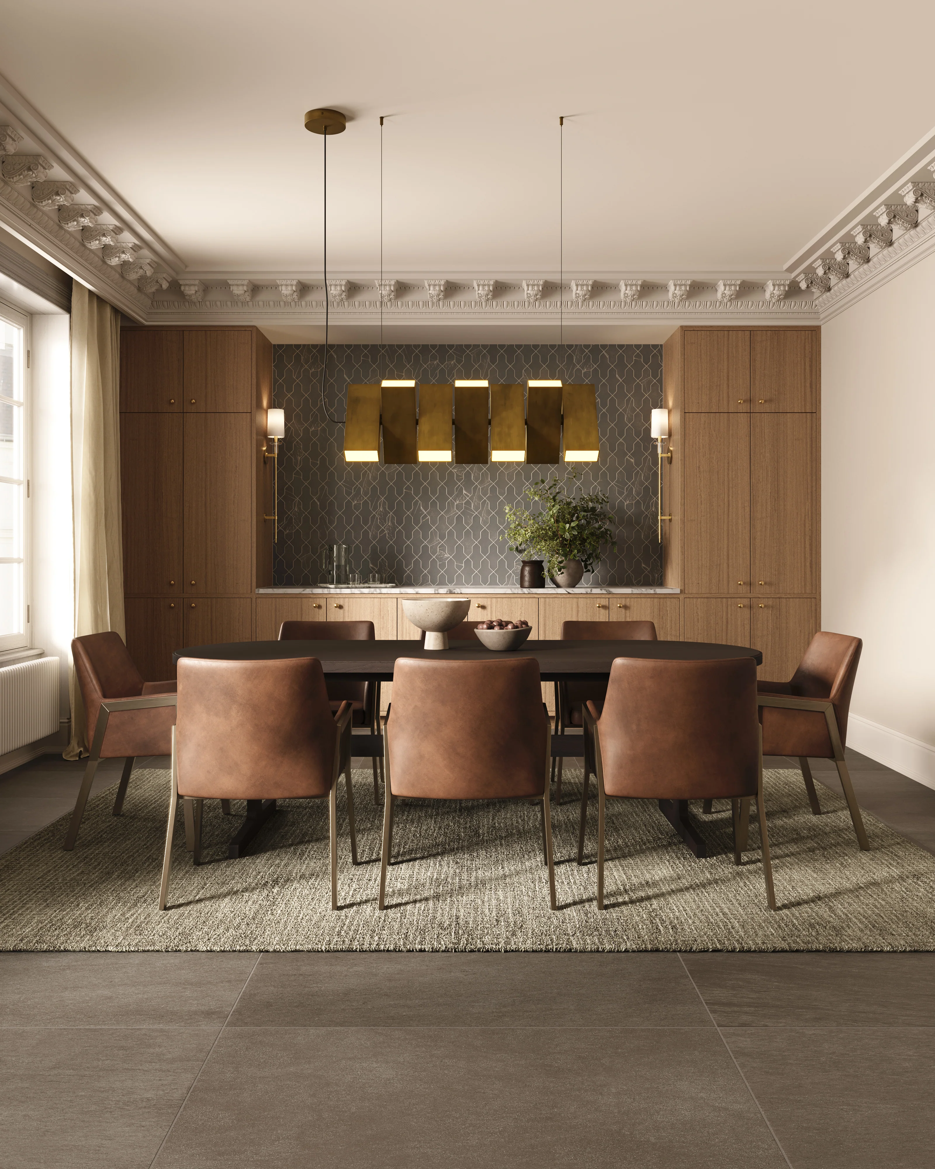 Gideon Dining Chair in Brown - Image 9