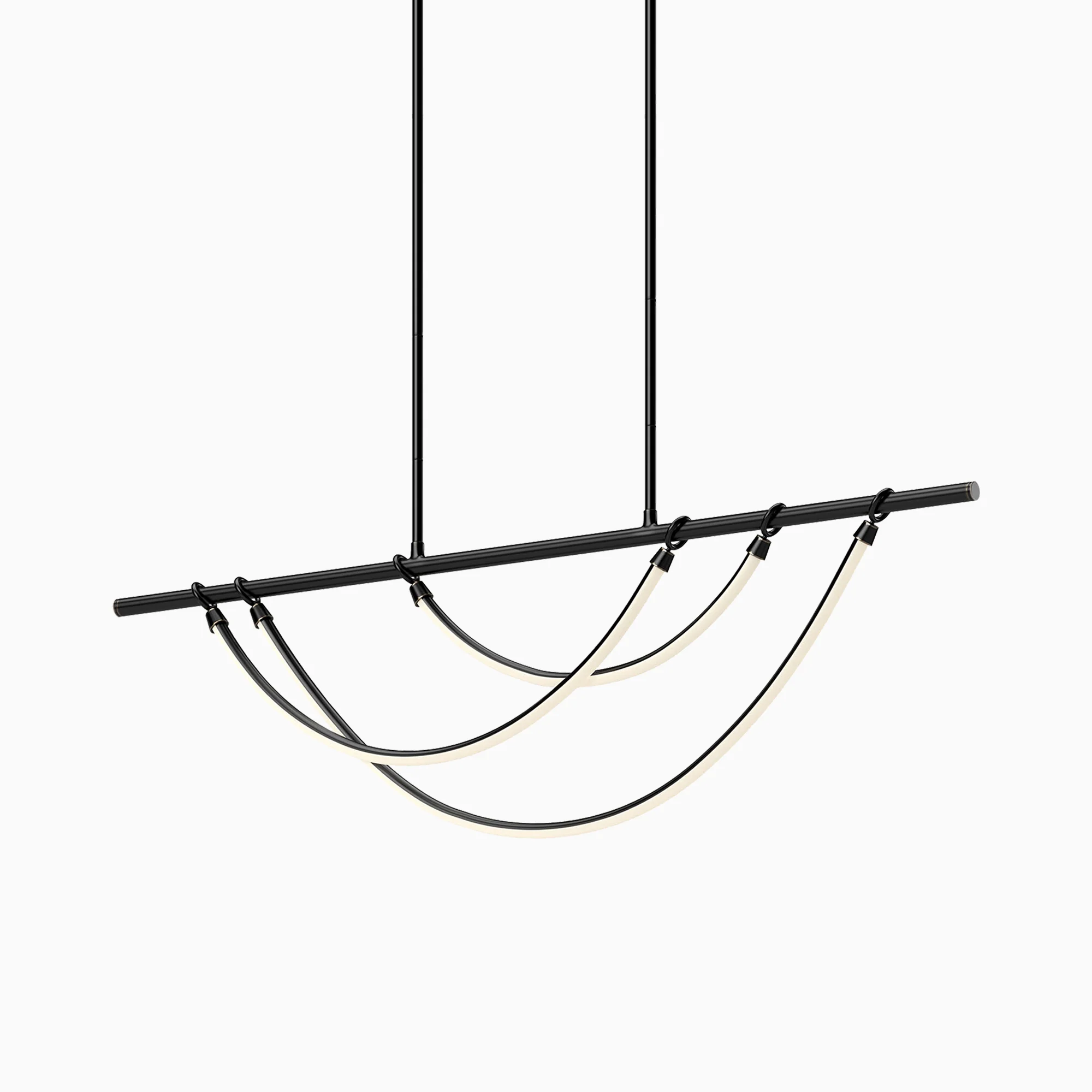 Greer 48" LED Linear Pendant in Urban Bronze - Image 2