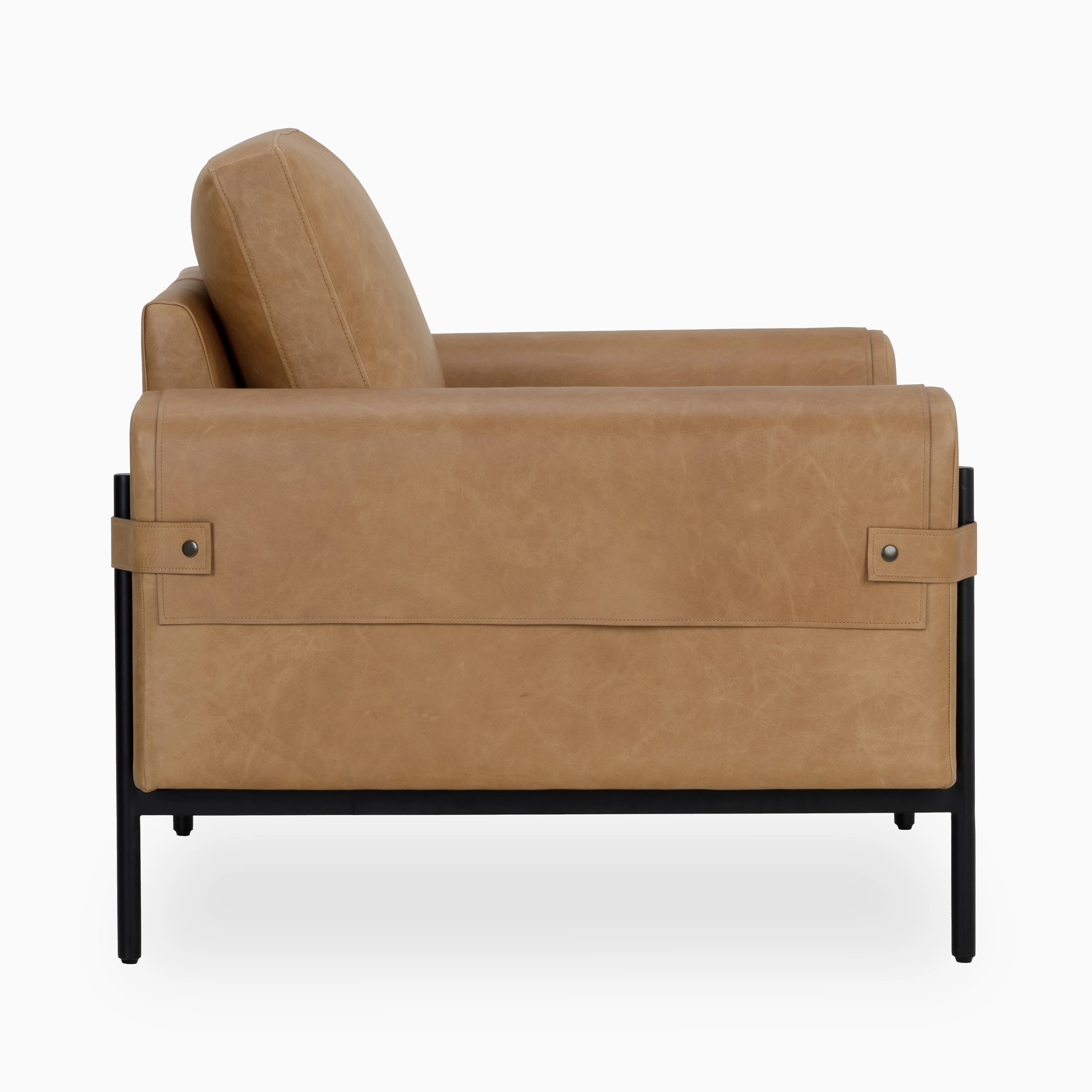 Halden Armchair in Brown - Image 3