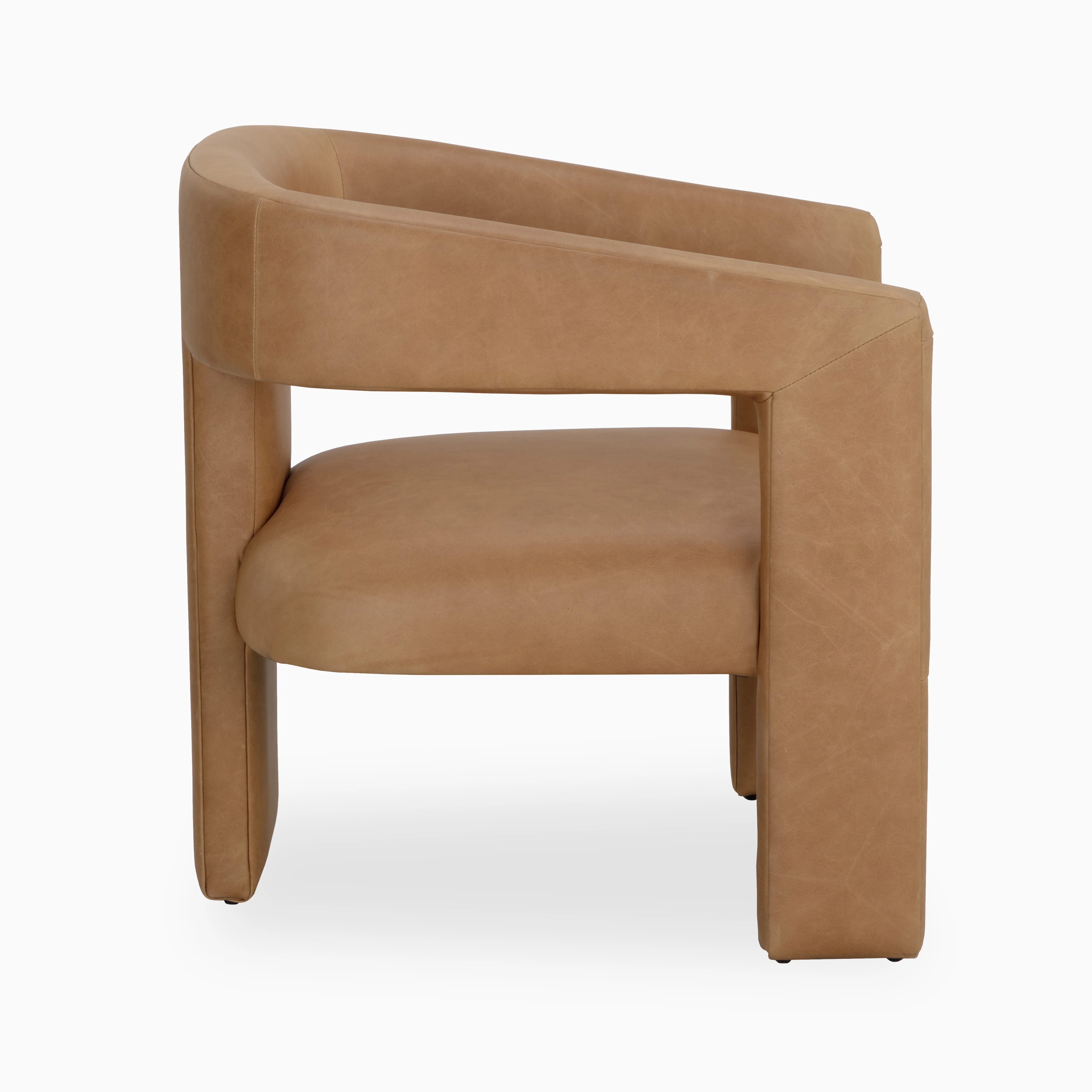 Halvern Lounge Chair in Brown - Image 3