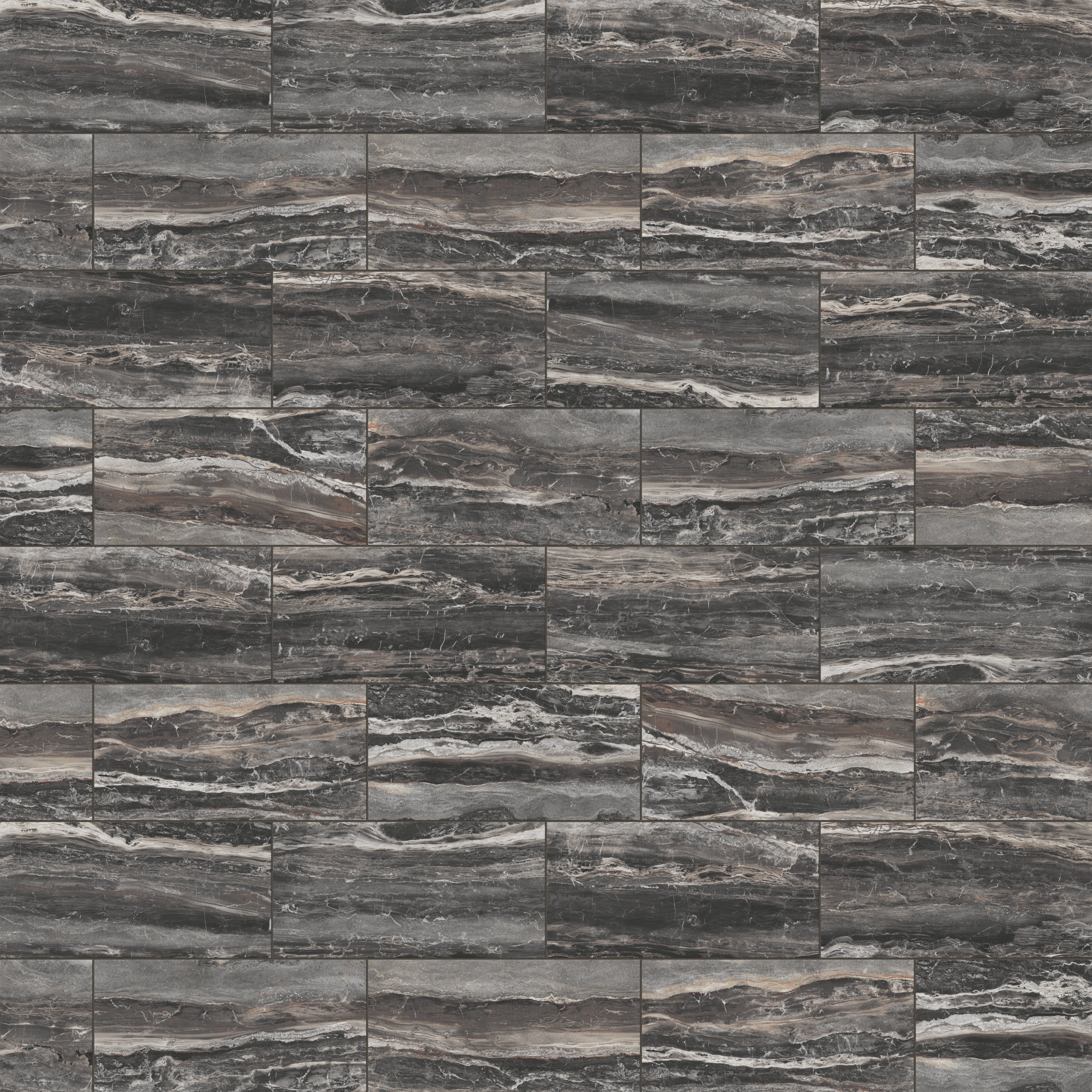 Harley 12x24 Matte Porcelain Tile in Graphite - Image 8