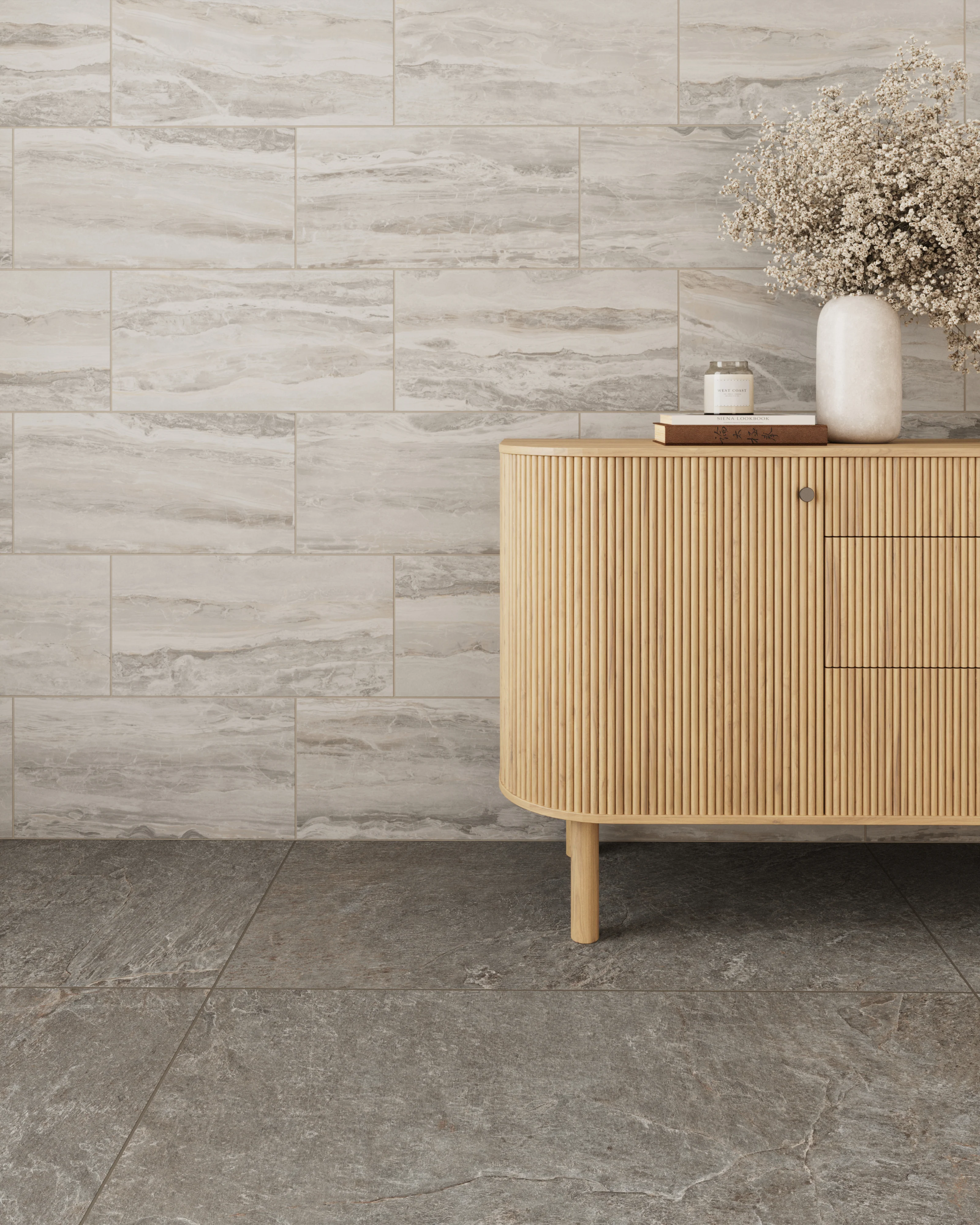 Harley 12x24 Matte Porcelain Tile in Greige - Image 13