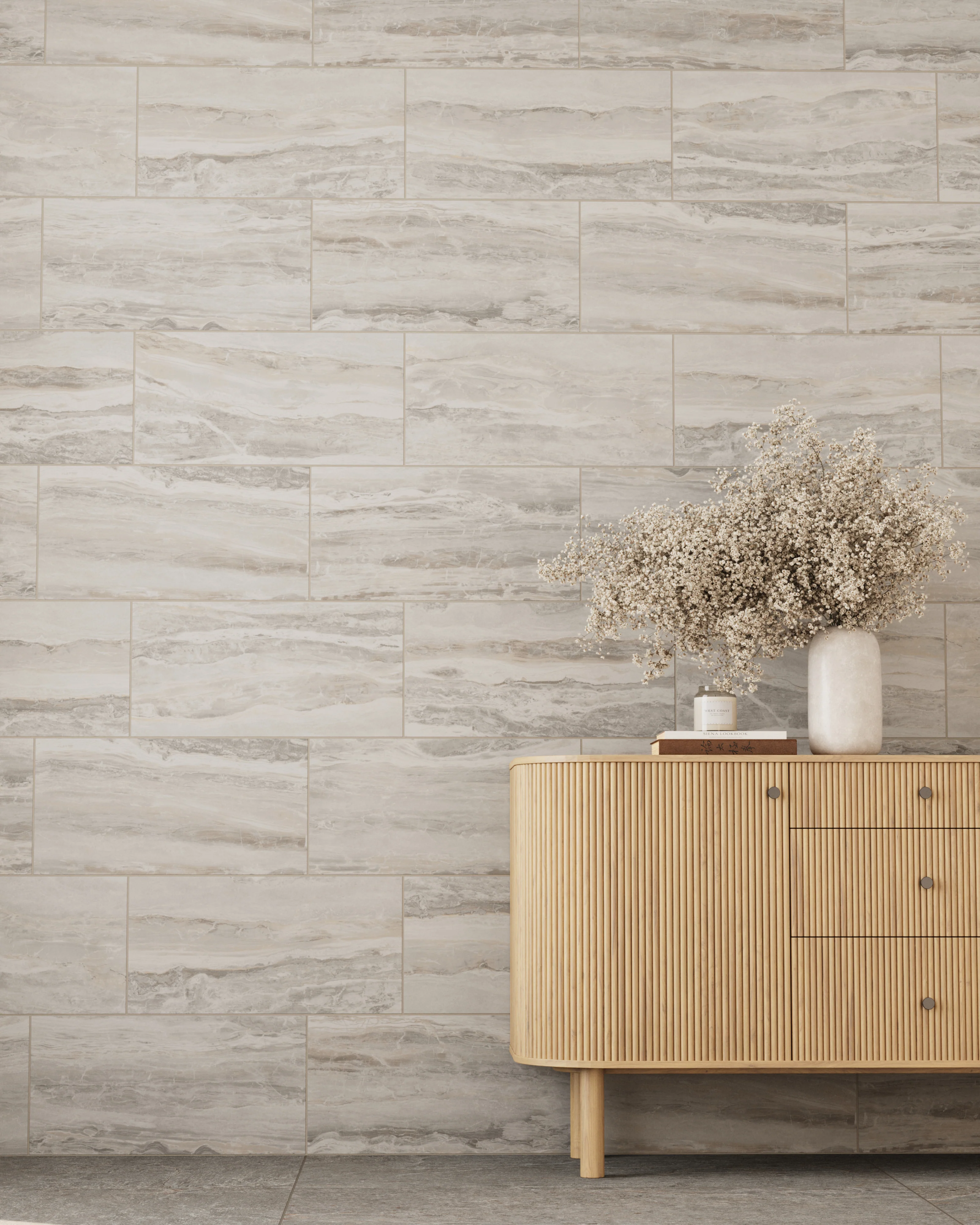 Harley 12x24 Matte Porcelain Tile in Greige - Image 2