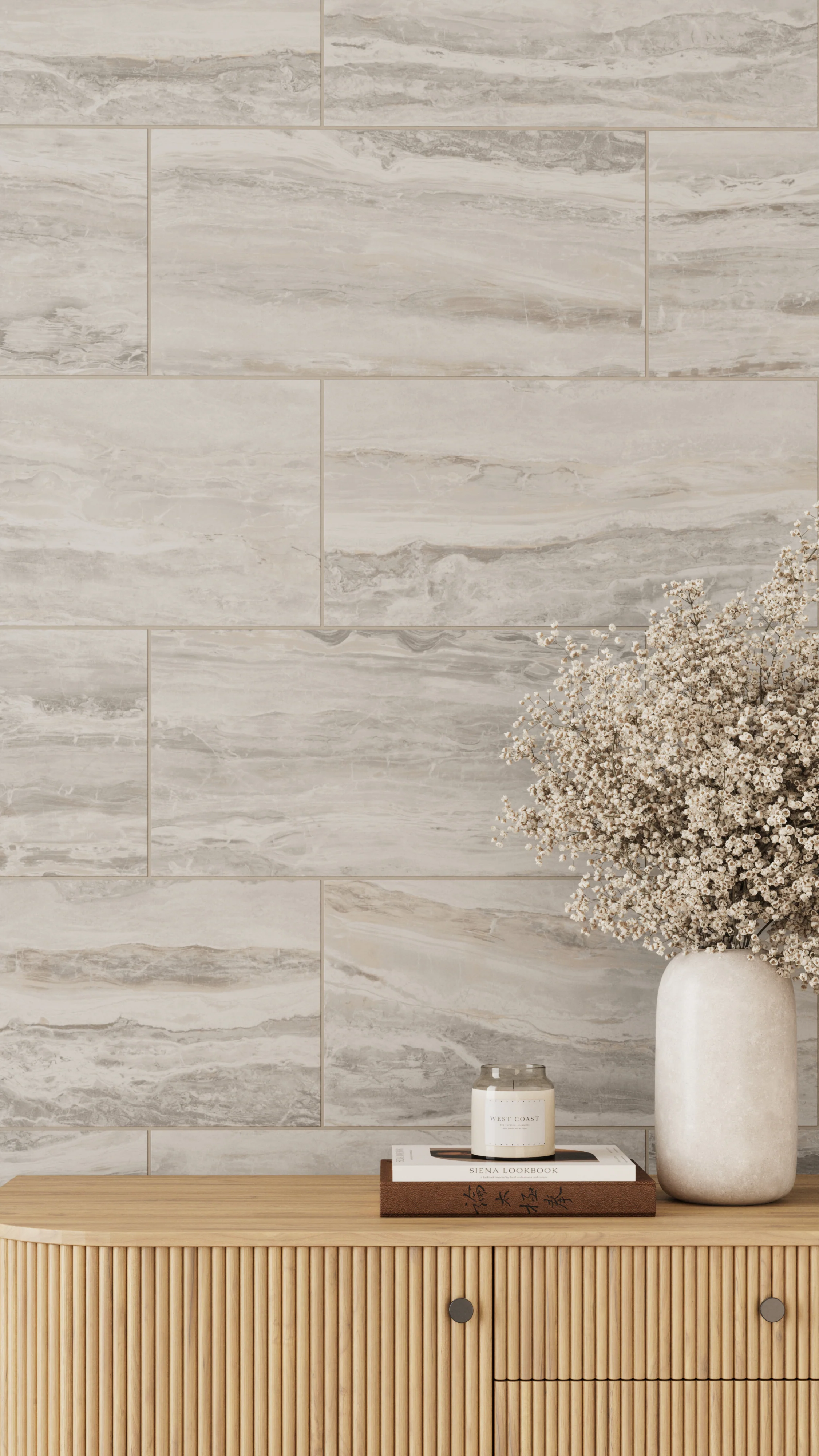 Harley 12x24 Matte Porcelain Tile in Greige - Image 4