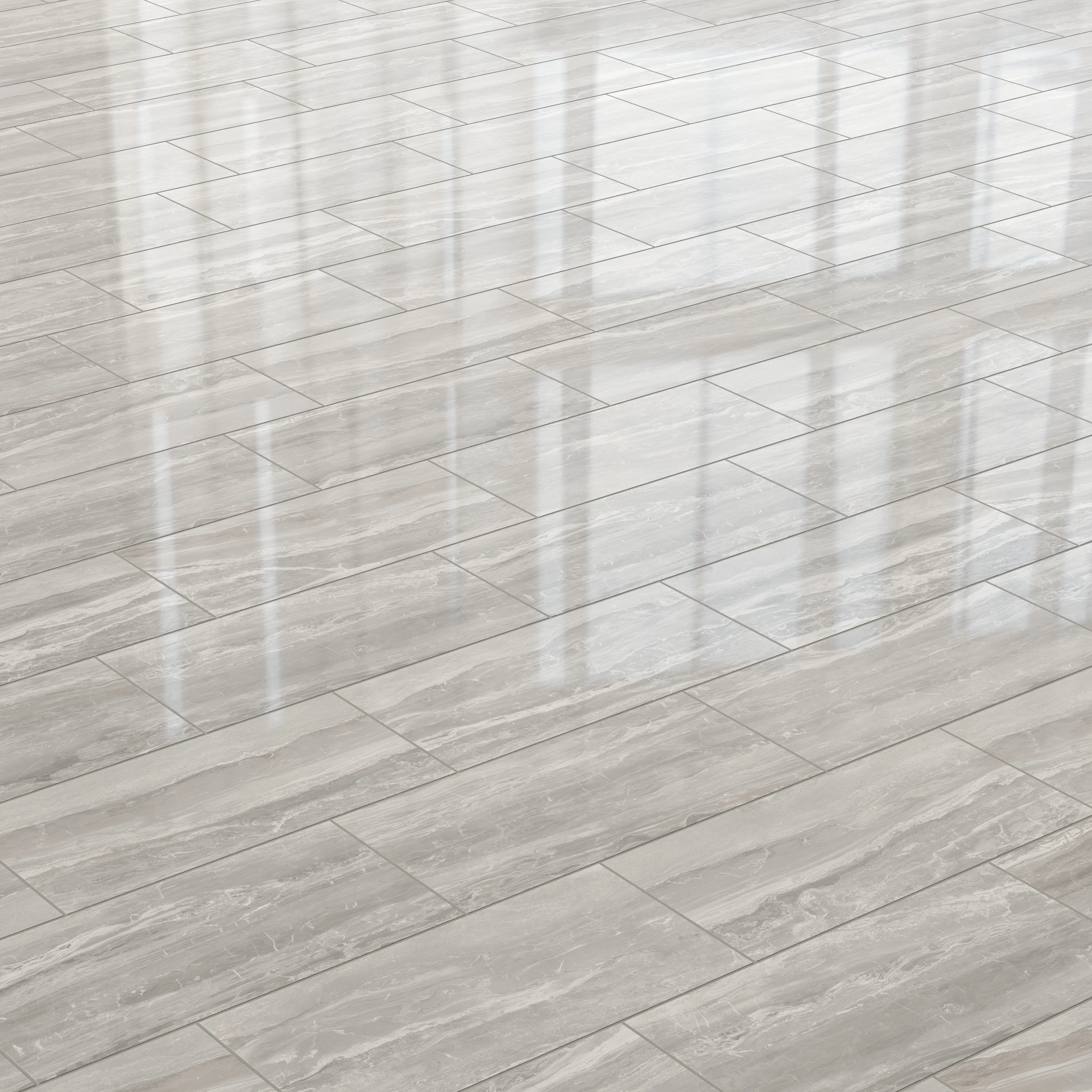 Harley 12x24 Polished Porcelain Tile in Taupe - Image 6