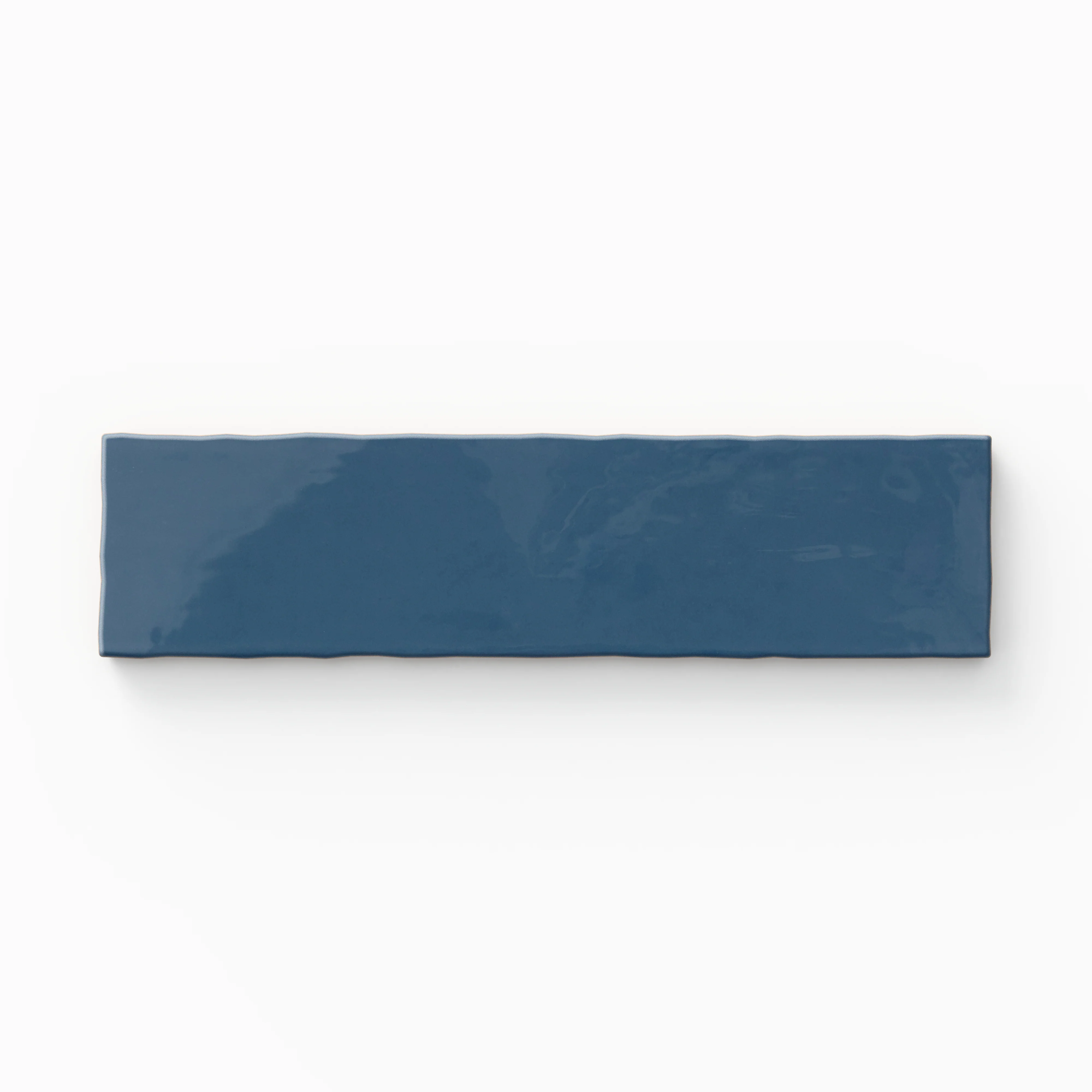 Harper 3x12 Glossy Ceramic Tile in Cerulean - Image 2