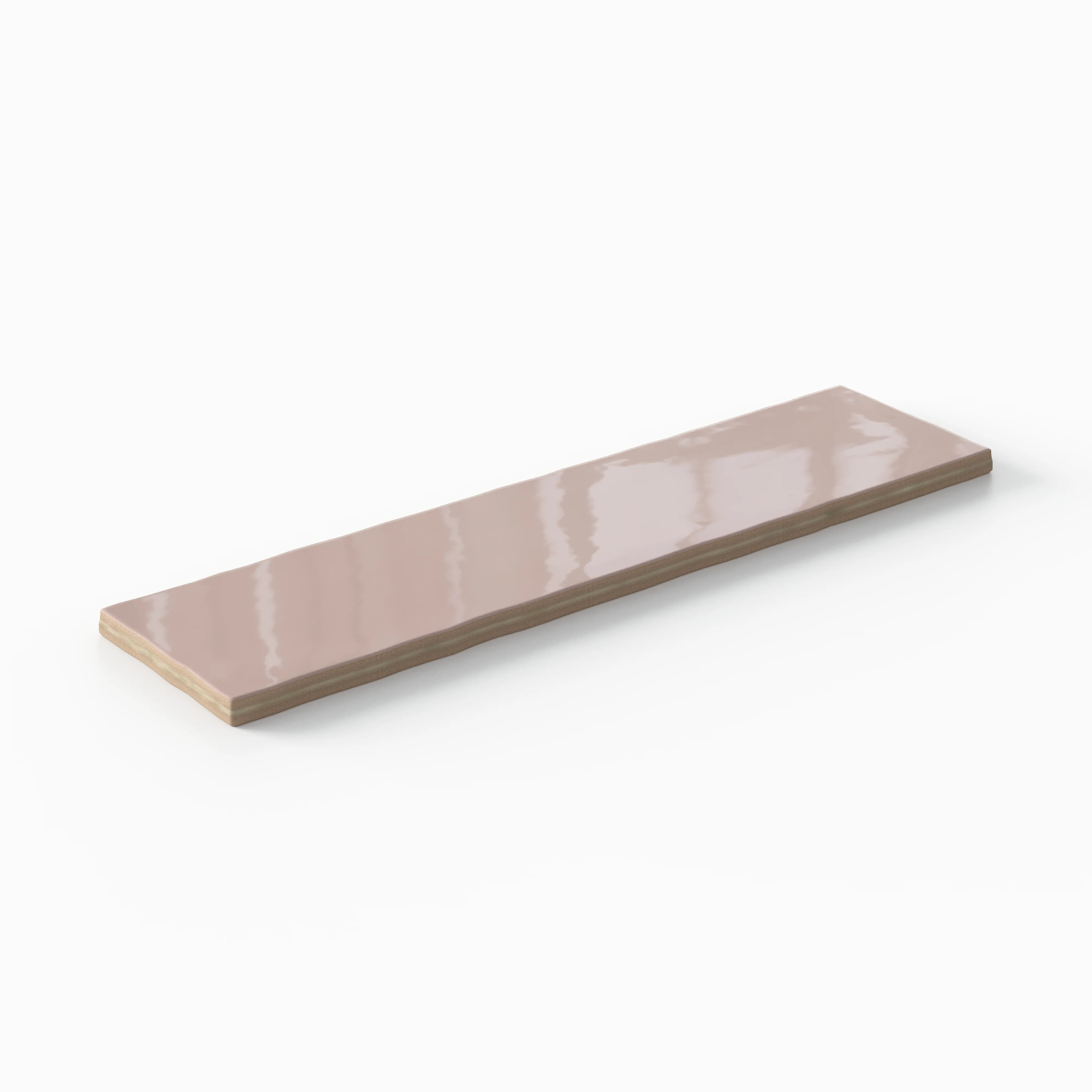 Harper 3x12 Glossy Ceramic Tile in Nest Beige - Image 4